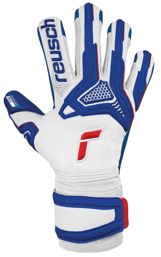 Reusch Attrakt Freegel Gold Sleek Finger Support Goalkeeper Gloves