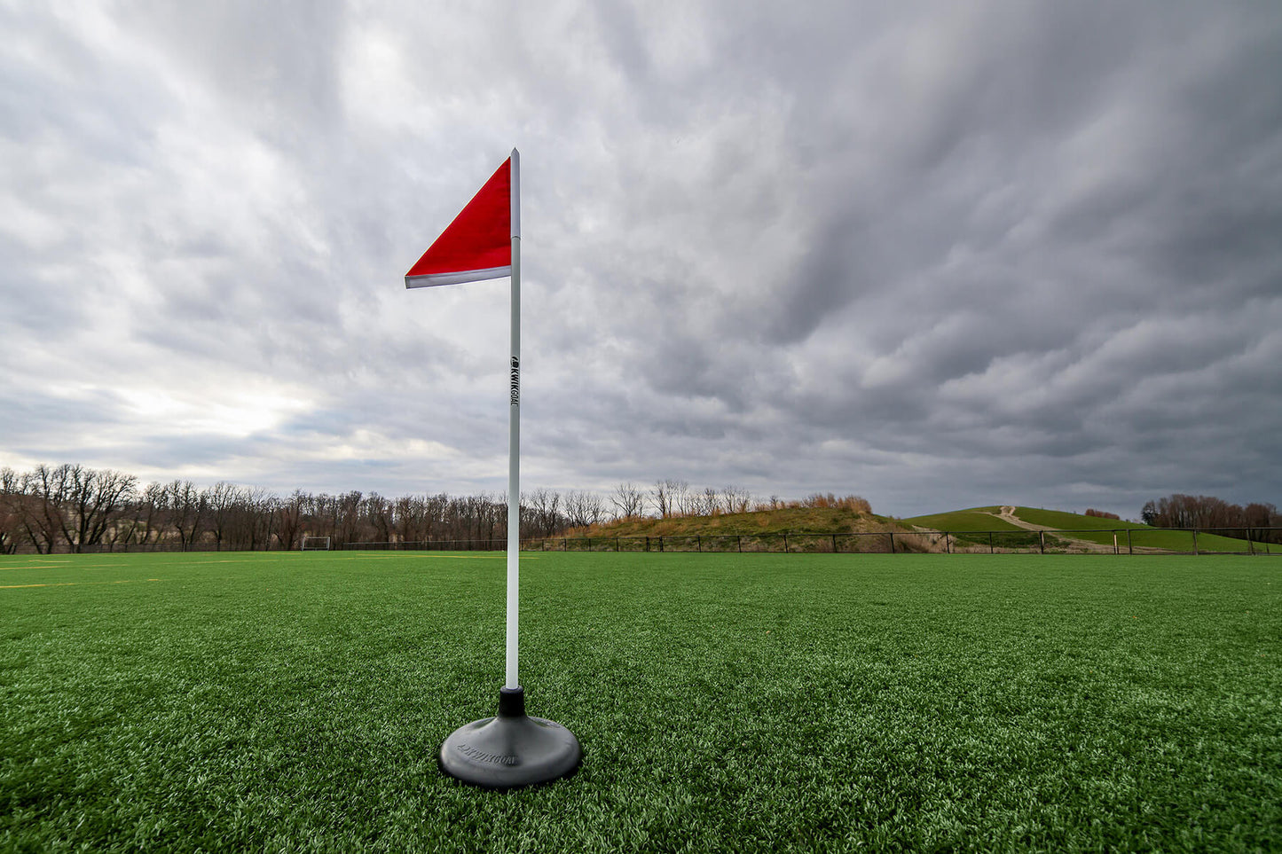 Kwik Goal Official Corner Flags (With Weight) - Set of 4