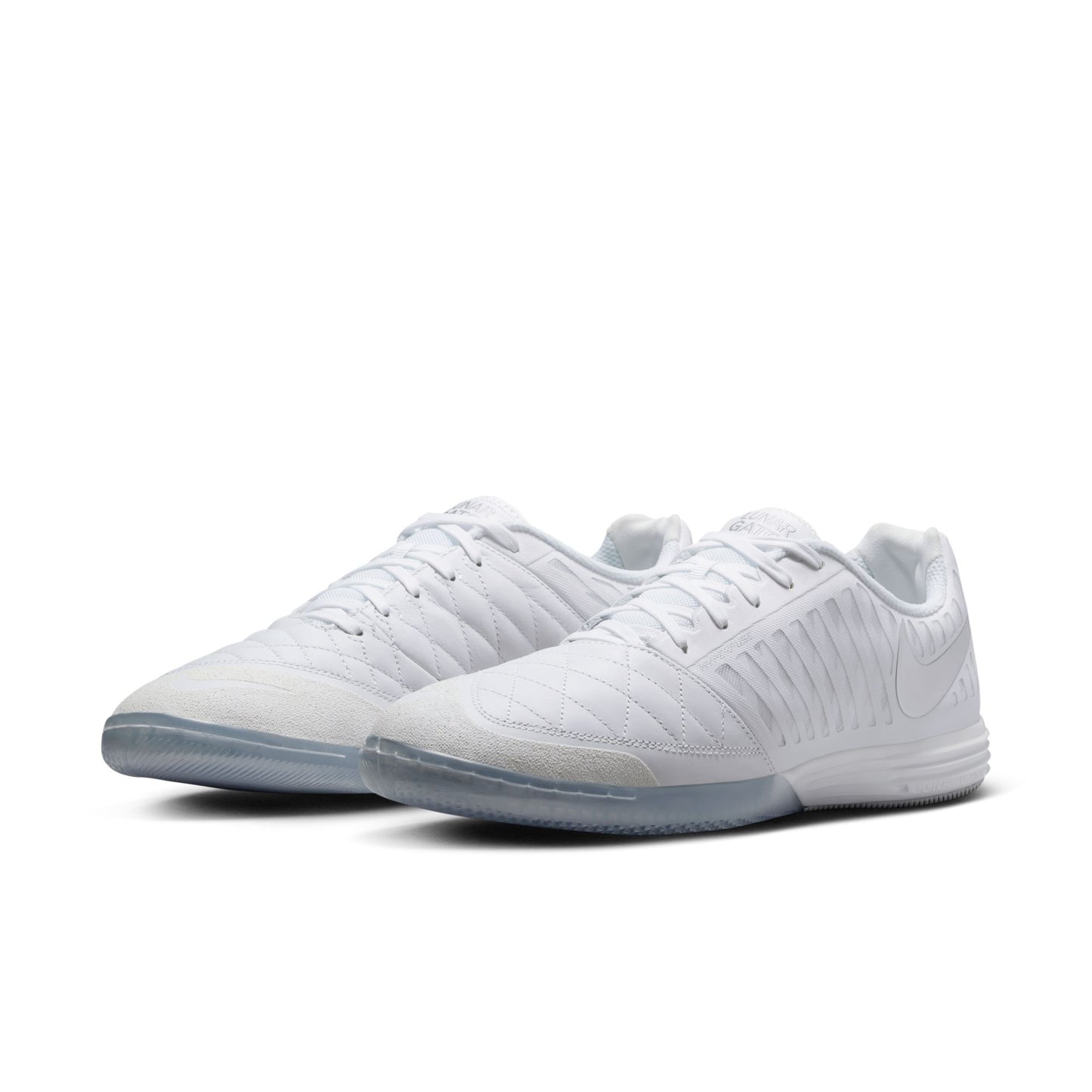 Nike Lunargato II IN Indoor Soccer Shoe - White/Chrome