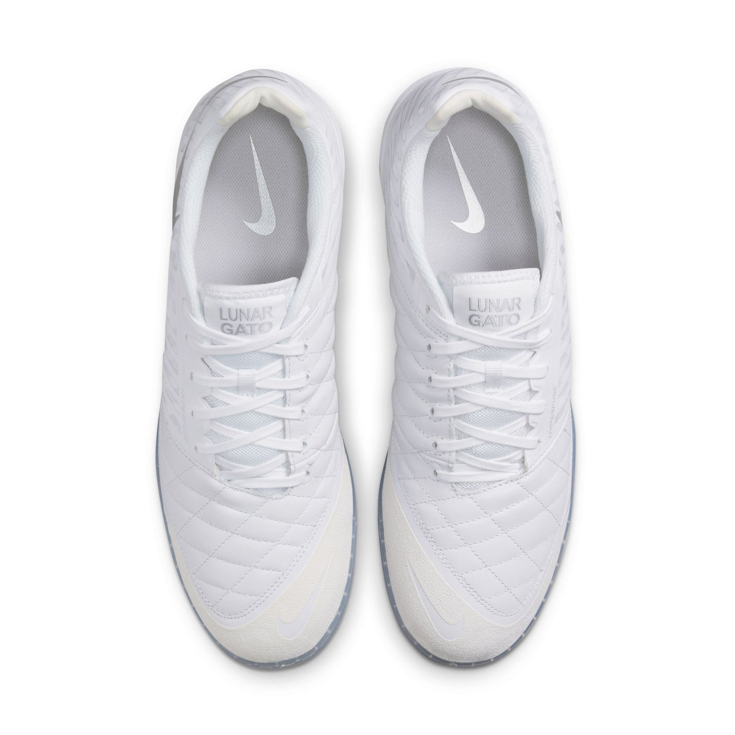 Nike Lunargato II IN Indoor Soccer Shoe - White/Chrome