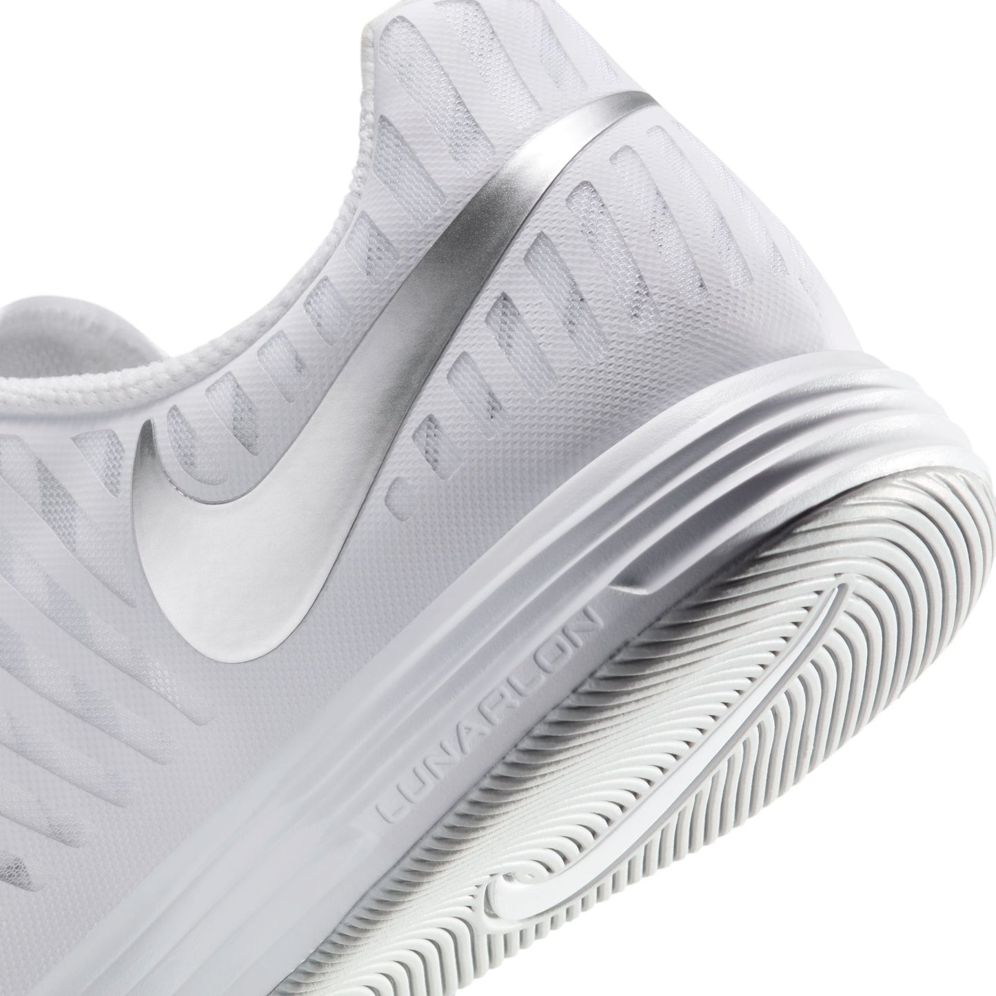 Nike Lunargato II IN Indoor Soccer Shoe - White/Chrome