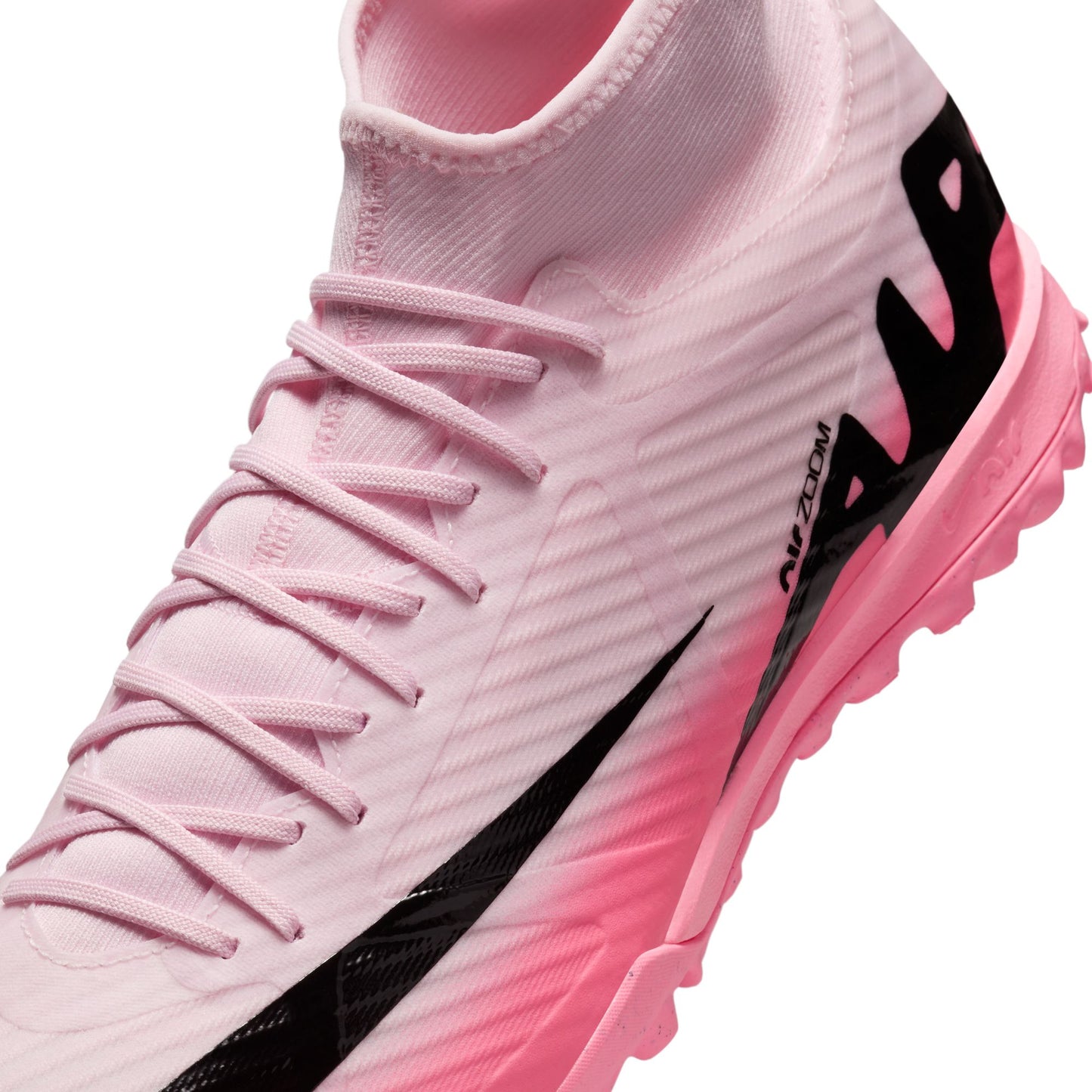 Nike Mercurial Superfly 9 Academy TF Turf Soccer Cleat - Pink Foam/Black