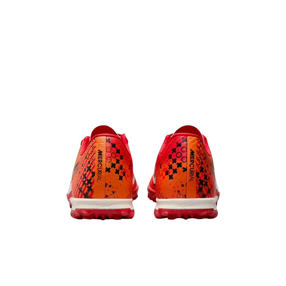 Nike Vapor 15 Academy Mercurial Dream Speed TF Turf Soccer Cleat - Light Crimson/Bright Mandarin/Black/Pale Ivory