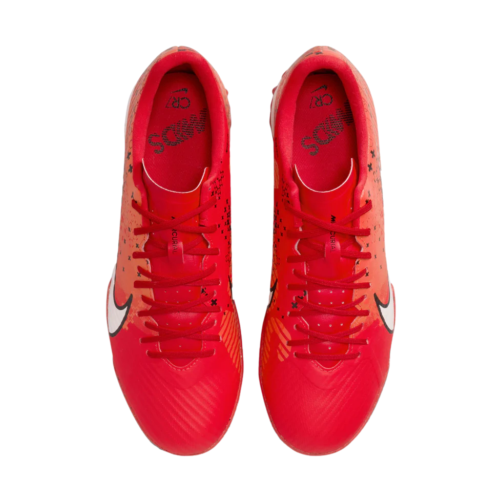 Nike Vapor 15 Academy Mercurial Dream Speed TF Turf Soccer Cleat - Light Crimson/Bright Mandarin/Black/Pale Ivory