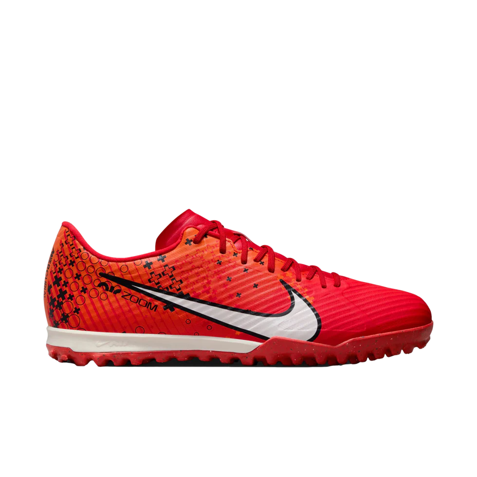 Nike Vapor 15 Academy Mercurial Dream Speed TF Turf Soccer Cleat - Light Crimson/Bright Mandarin/Black/Pale Ivory