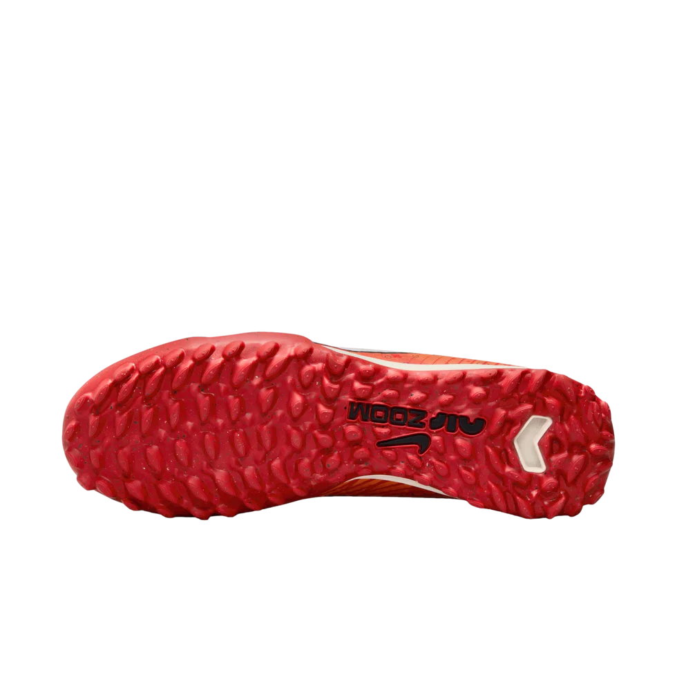 Nike Vapor 15 Academy Mercurial Dream Speed TF Turf Soccer Cleat - Light Crimson/Bright Mandarin/Black/Pale Ivory