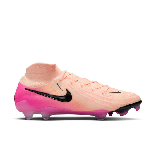 Nike Phantom Luna 2 Elite FG Firm Ground Soccer Cleat - Crimson Tint/Black/Pink Blast