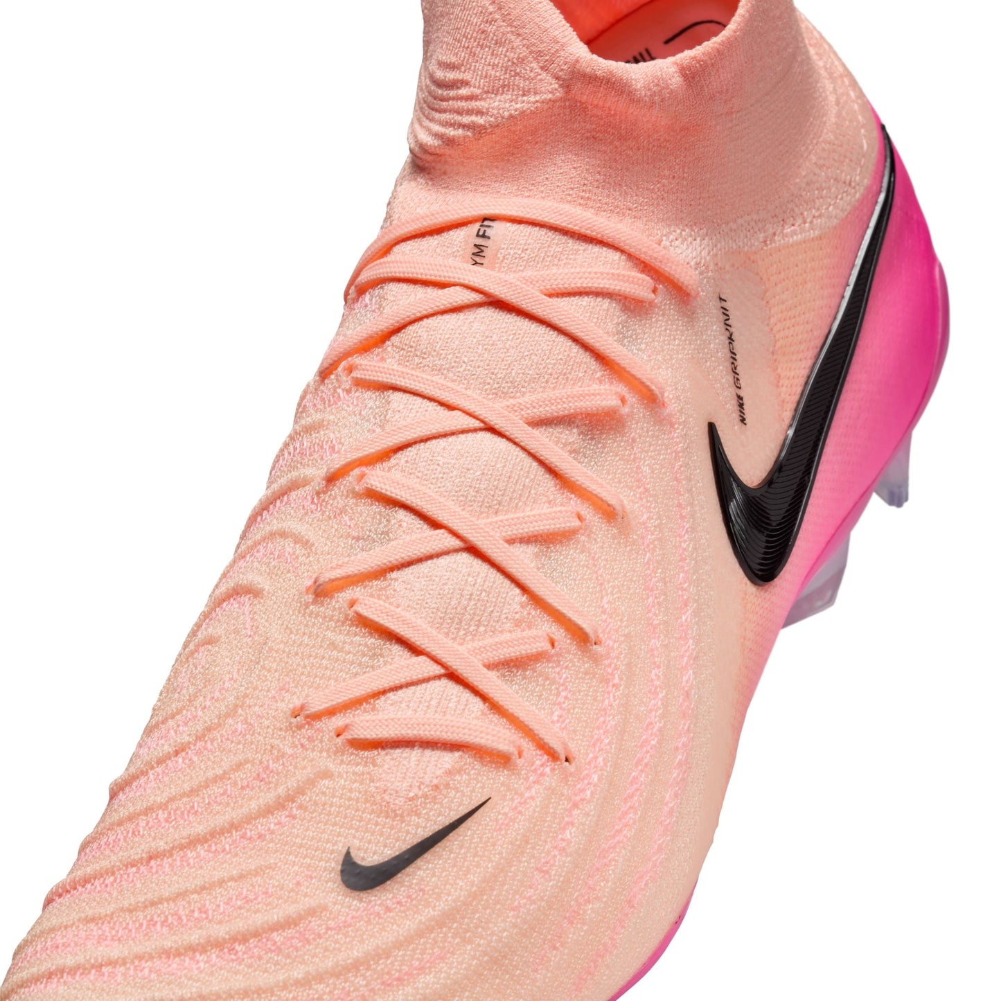 Nike Phantom Luna 2 Elite FG Firm Ground Soccer Cleat - Crimson Tint/Black/Pink Blast