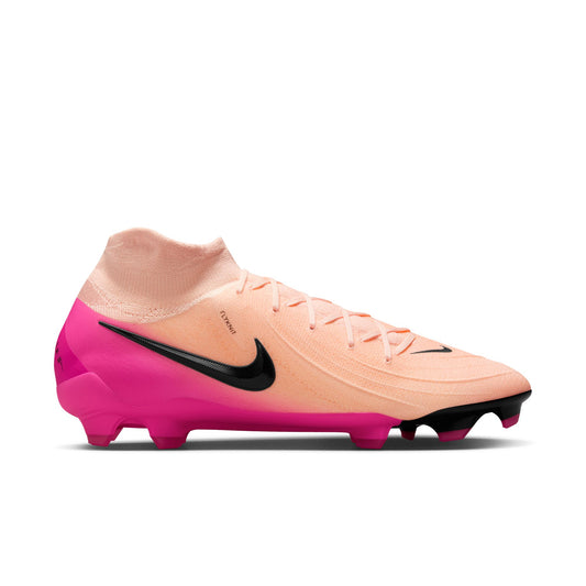 Nike Phantom Luna 2 Pro FG Firm Ground Soccer Cleat - Crimson Tint/Black/Pink Blast