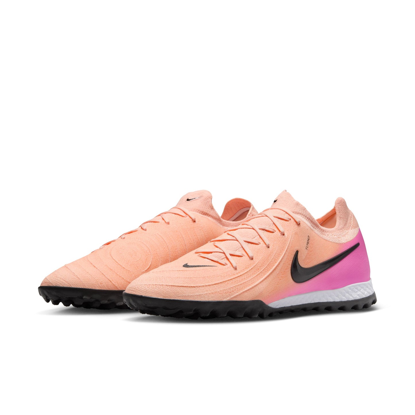 Nike Phantom GX 2 Pro TF Turf Soccer Cleat - Crimson Tint/Black/Pink-Blast