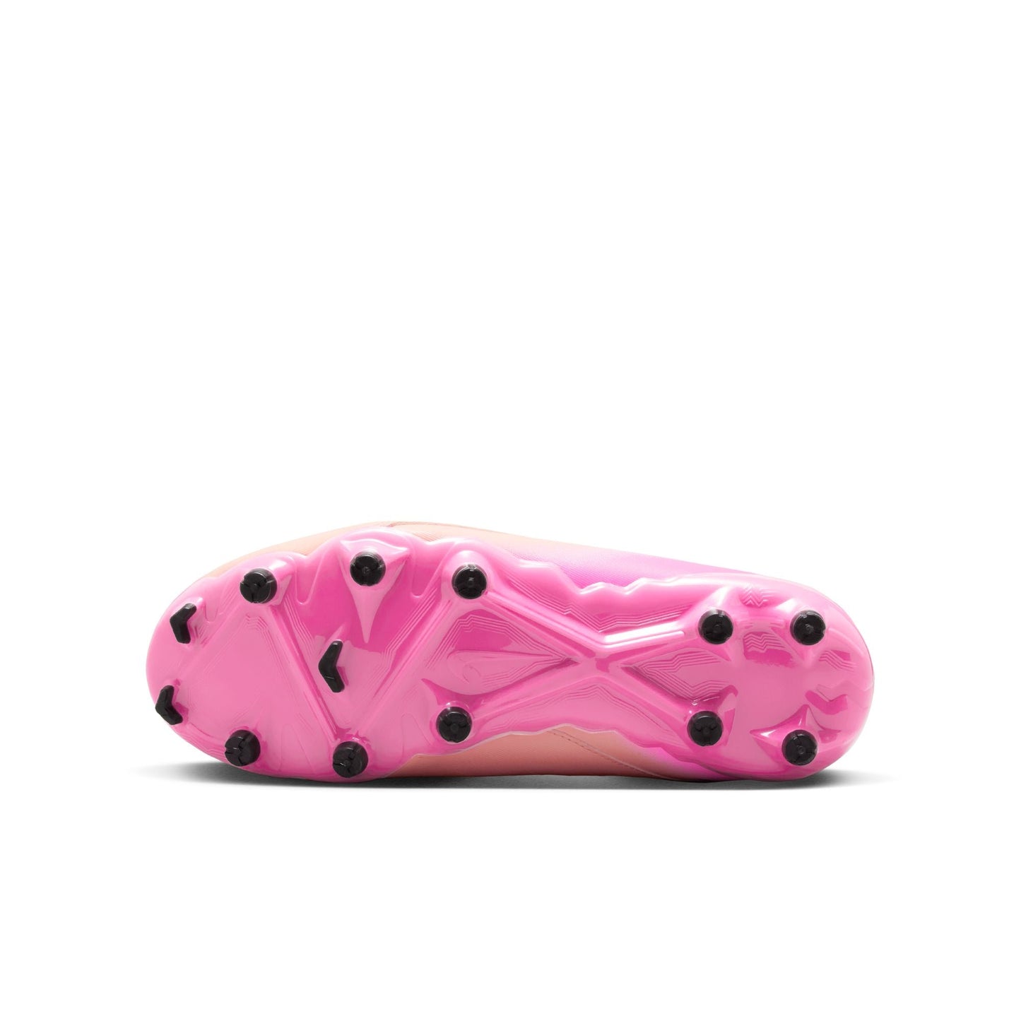 Nike Junior Phantom Luna II Academy FG Firm Ground Soccer Cleat - Crimson Tint/Black/Pink Blast