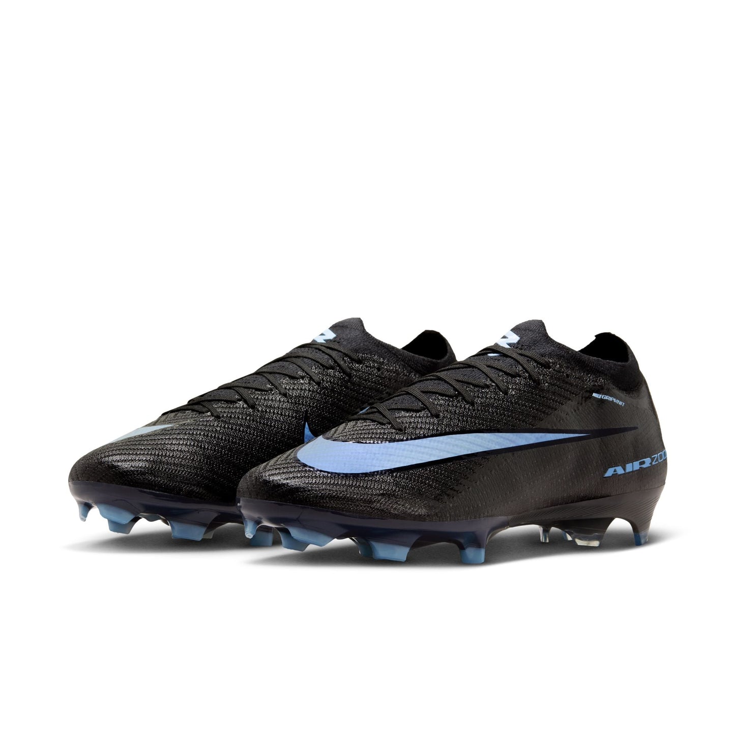 Nike Mercurial Vapor 16 Elite FG Firm Ground Soccer Cleats- Black/Ice Blue