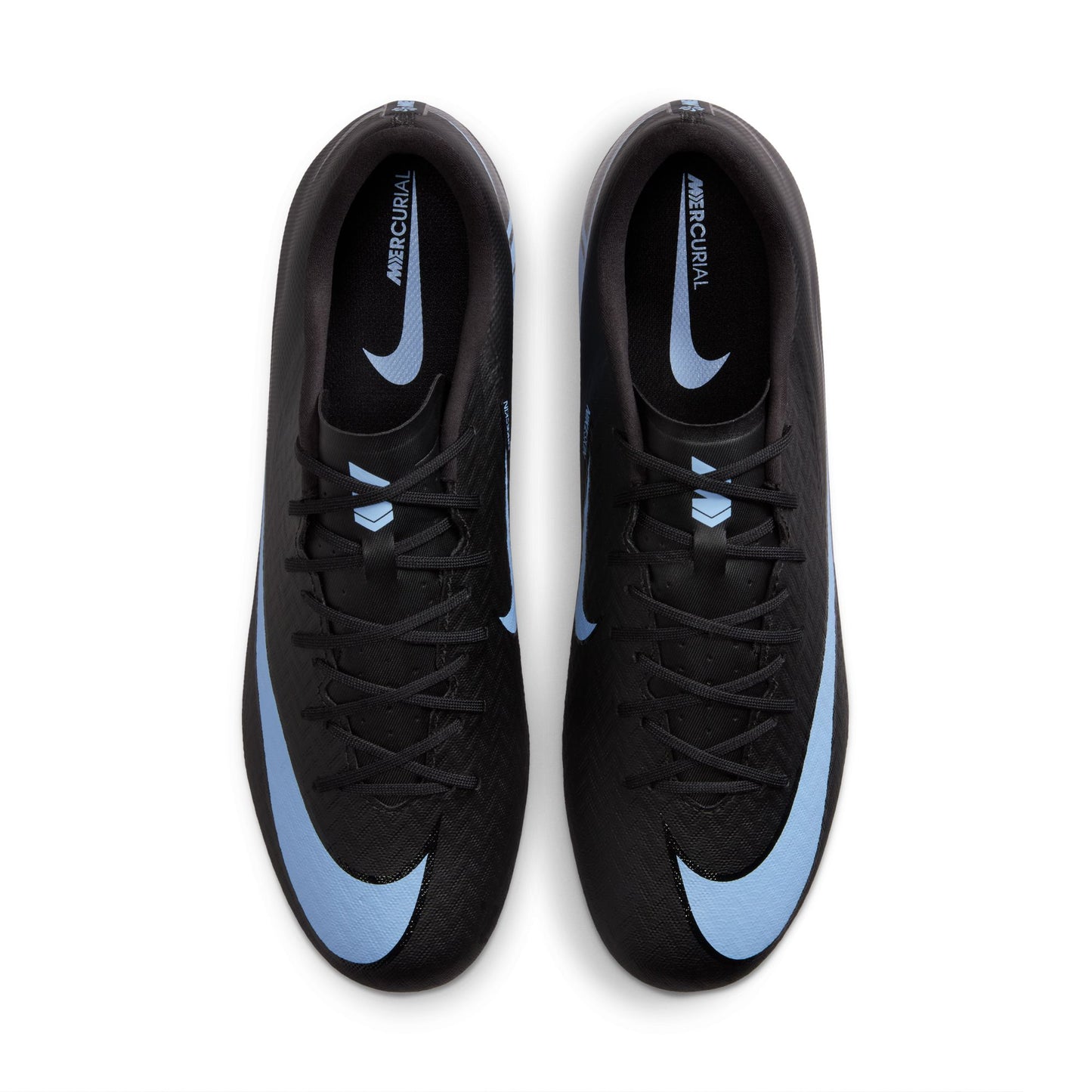 Nike Mercurial Vapor 16 Academy FG Firm Ground Soccer Cleat - Black/Ice Blue