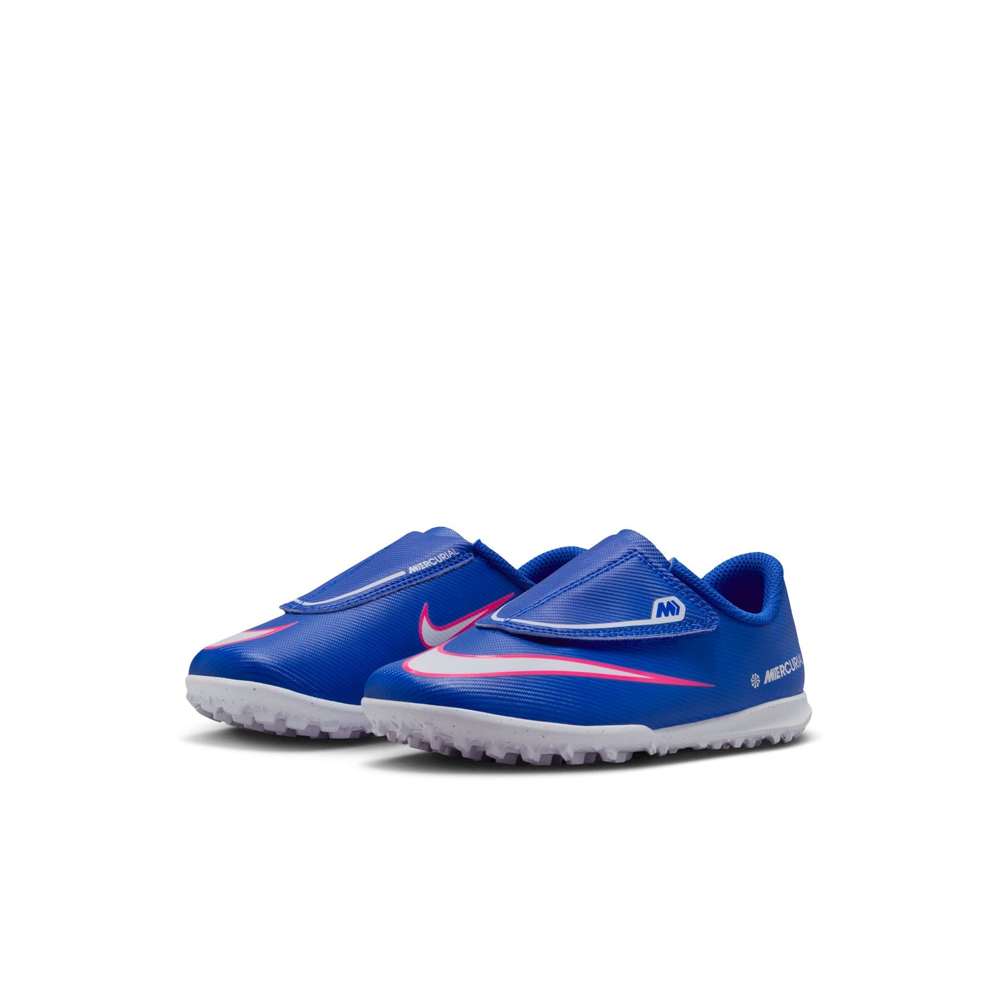 Nike Junior Mercurial Vapor 16 Club TF PS(V) Turf Soccer Cleat - Racer Blue/White