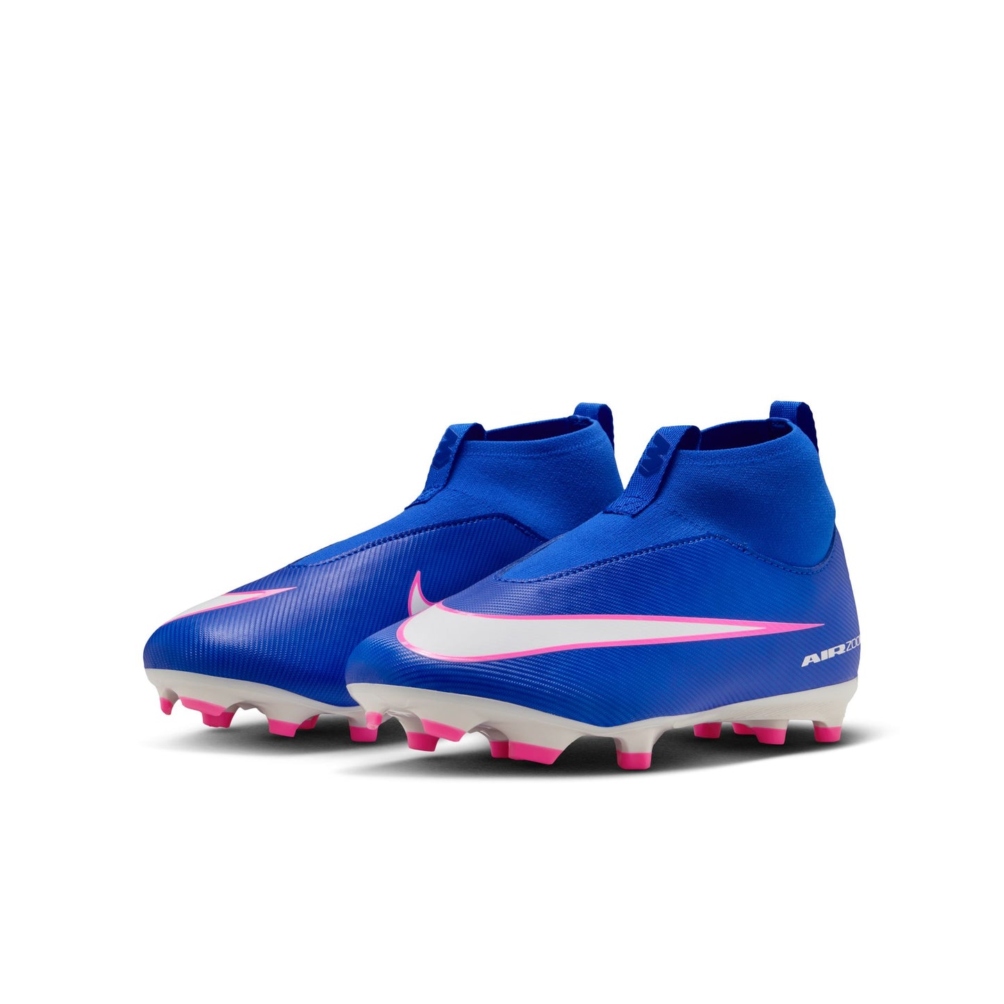 Nike Junior Mercurial Superfly 10 Academy FG Firm Ground Soccer Cleat - Racer Blue/White