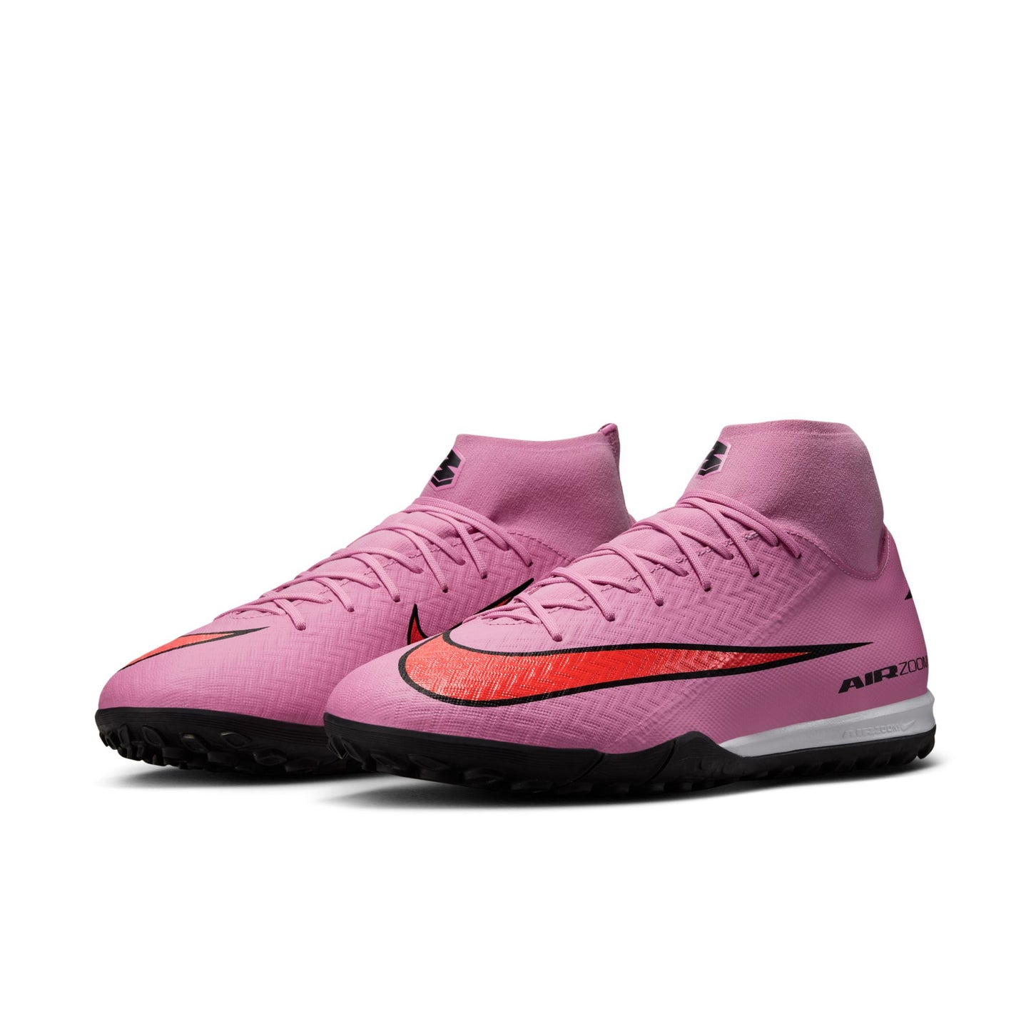 Nike Mercurial Superfly 10 Academy TF Turf Soccer Cleat - Magic Flamingo/Black/Total Crimson