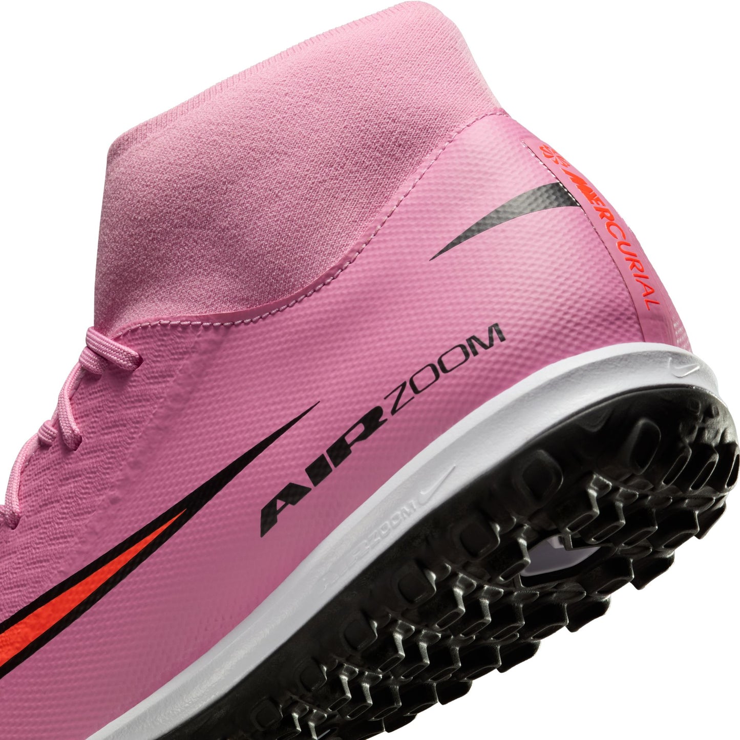 Nike Mercurial Superfly 10 Academy TF Turf Soccer Cleat - Magic Flamingo/Black/Total Crimson