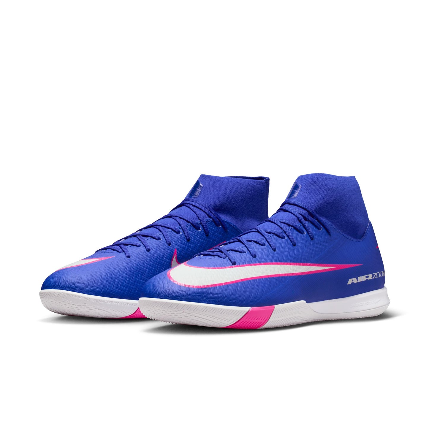 Nike Mercurial Superfly 10 Academy IC Indoor Soccer Shoe - Racer Blue/White