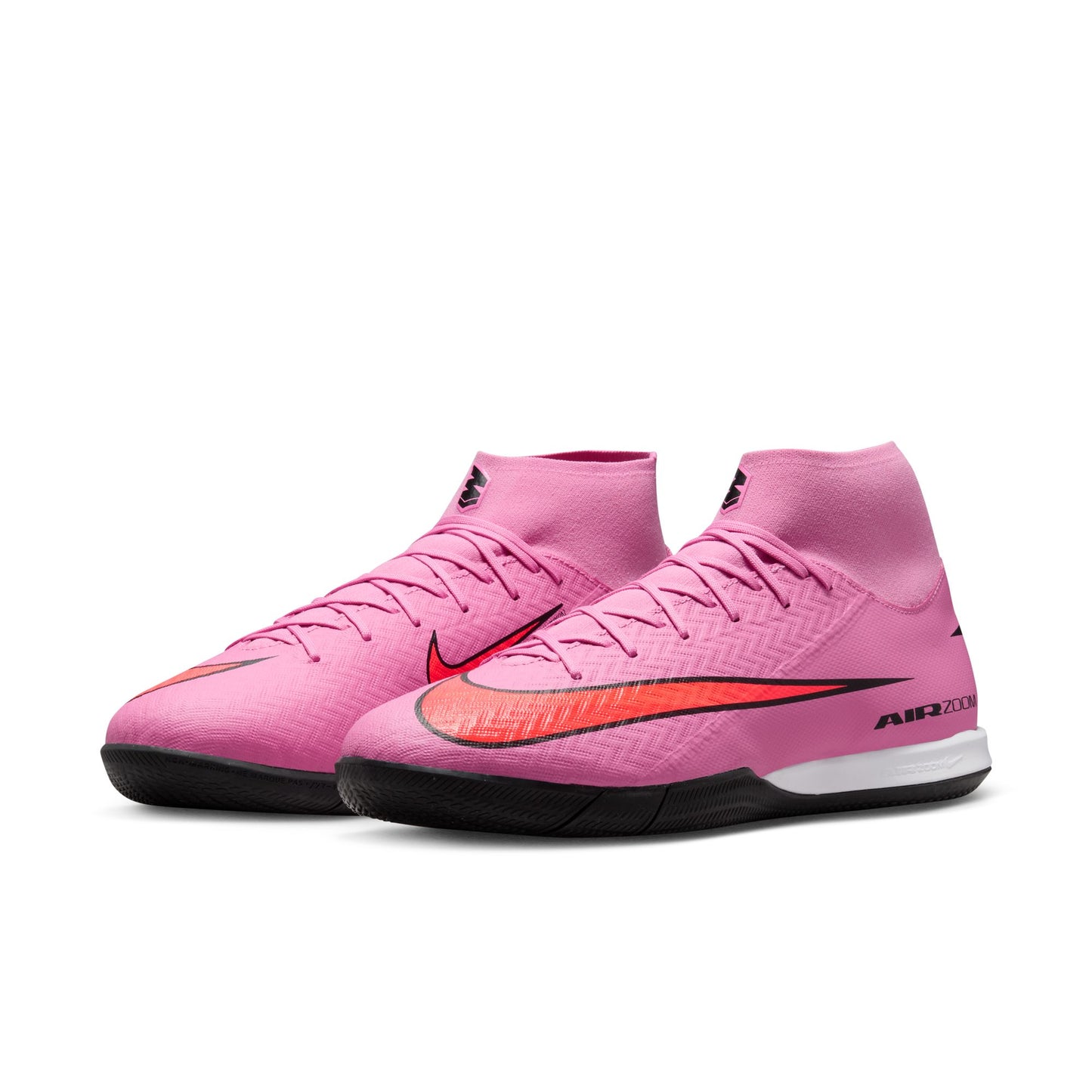 Nike Mercurial Superfly 10 Academy IN Indoor Soccer Shoe - Magic Flamingo/Black-Total Crimson