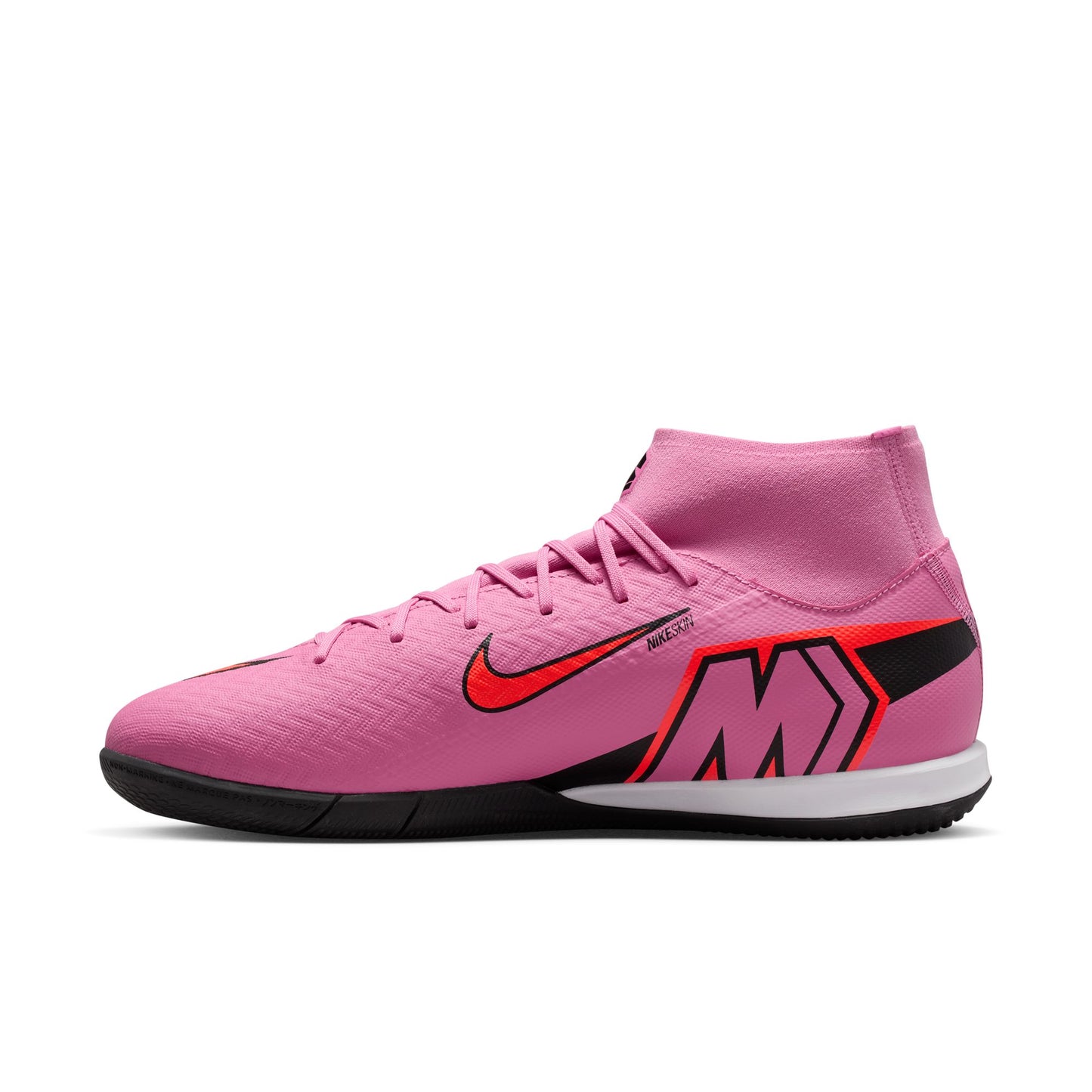 Nike Mercurial Superfly 10 Academy IN Indoor Soccer Shoe - Magic Flamingo/Black-Total Crimson