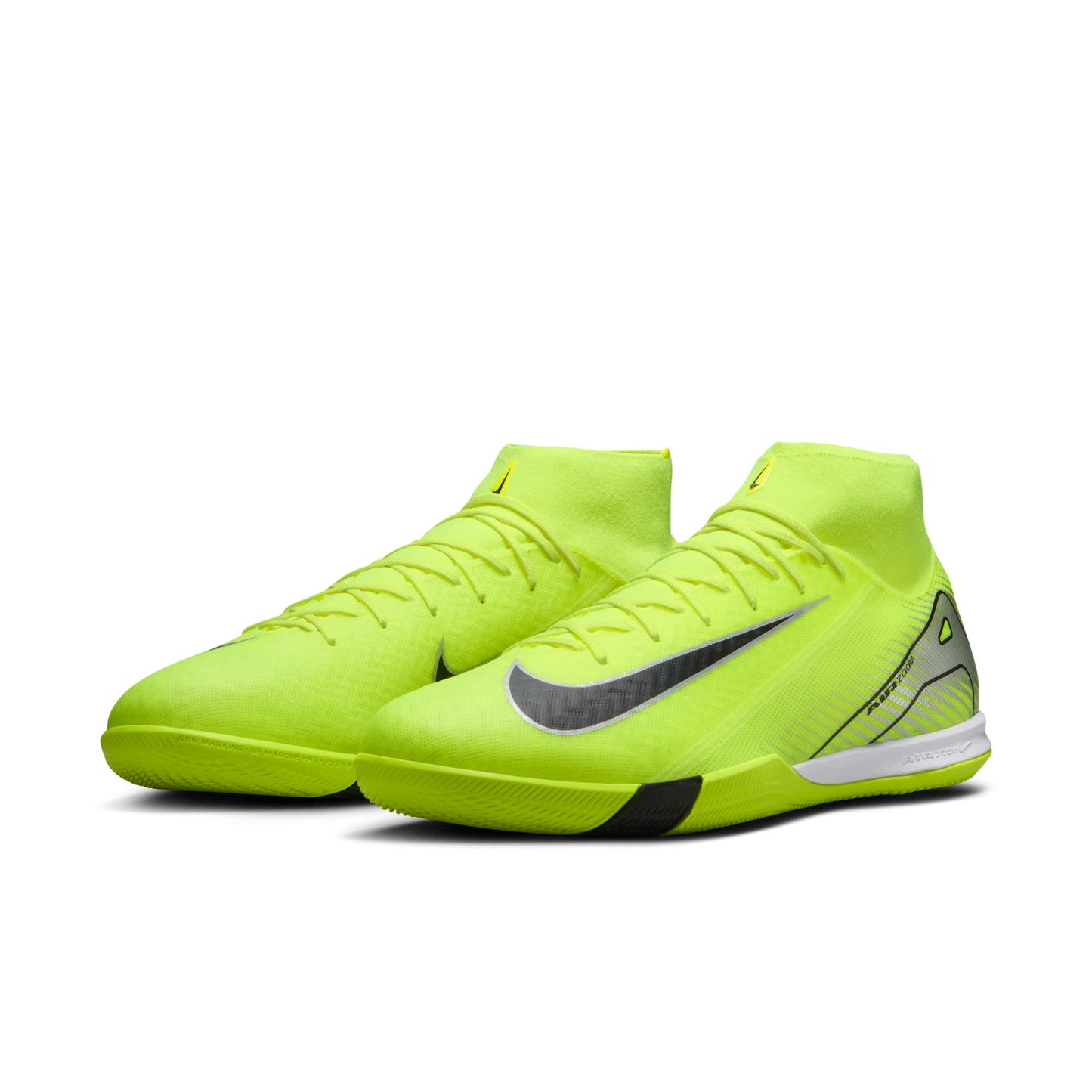 Nike Mercurial Superfly 10 Academy IN Indoor Soccer Shoe - Volt/Black