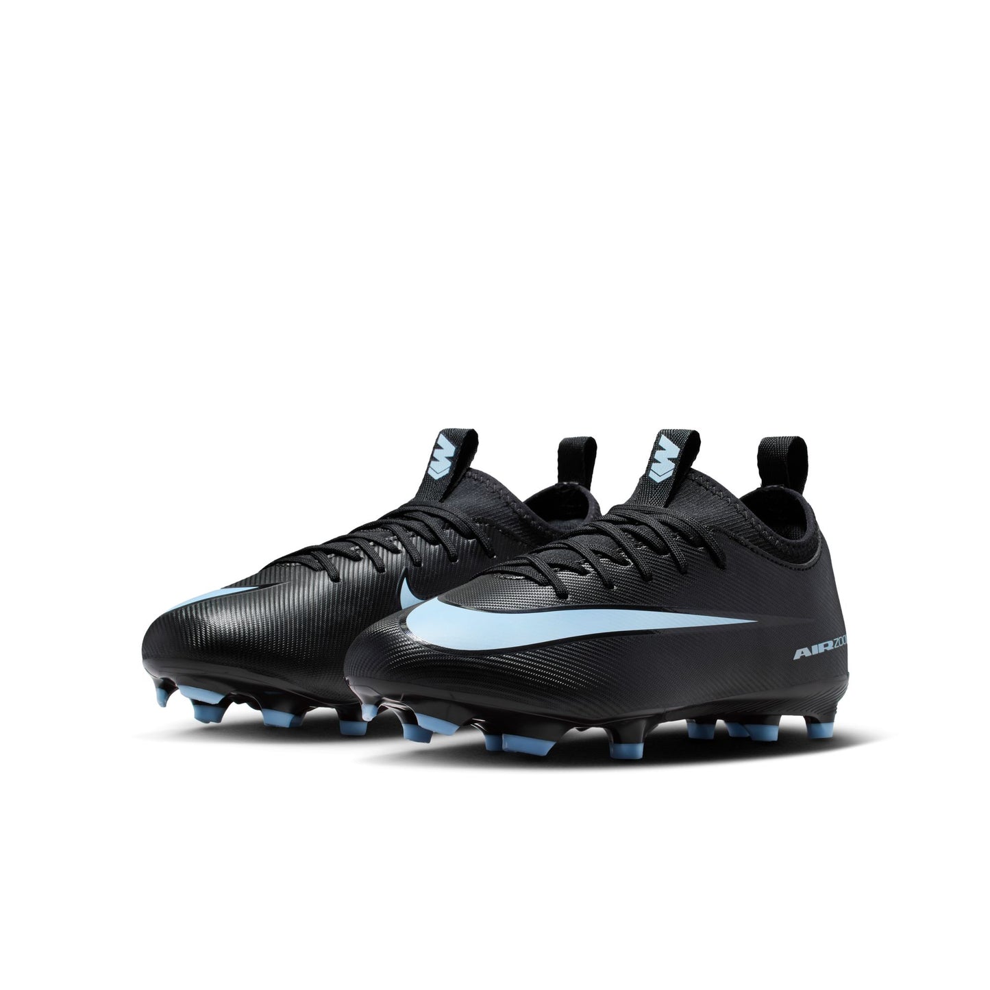 Nike Junior Mercurial Vapor 16 Academy FG Firm Ground Soccer Cleat - Black/Ice Blue