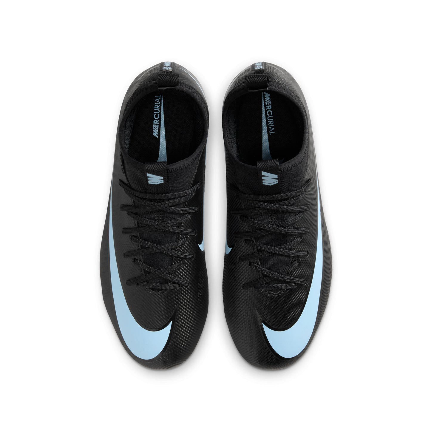 Nike Junior Mercurial Vapor 16 Academy FG Firm Ground Soccer Cleat - Black/Ice Blue