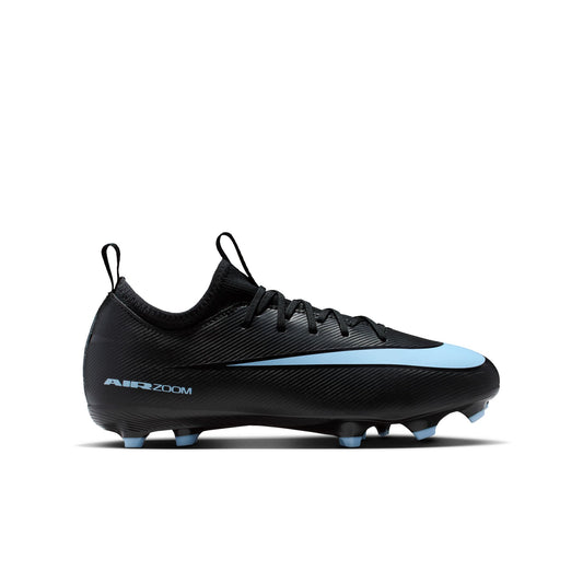 Nike Junior Mercurial Vapor 16 Academy FG Firm Ground Soccer Cleat - Black/Ice Blue