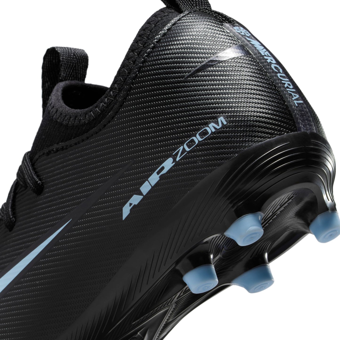 Nike Junior Mercurial Vapor 16 Academy FG Firm Ground Soccer Cleat - Black/Ice Blue