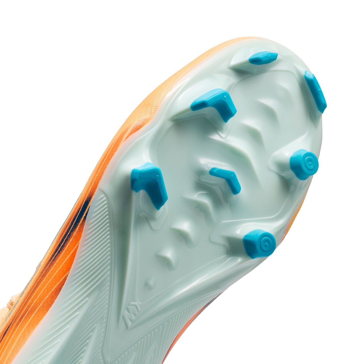 Nike Junior Mercurial Vapor Academy "Kylian Mbappe" FG Firm Ground Soccer Cleat - Melon Tint/Neon Turq/Igloo