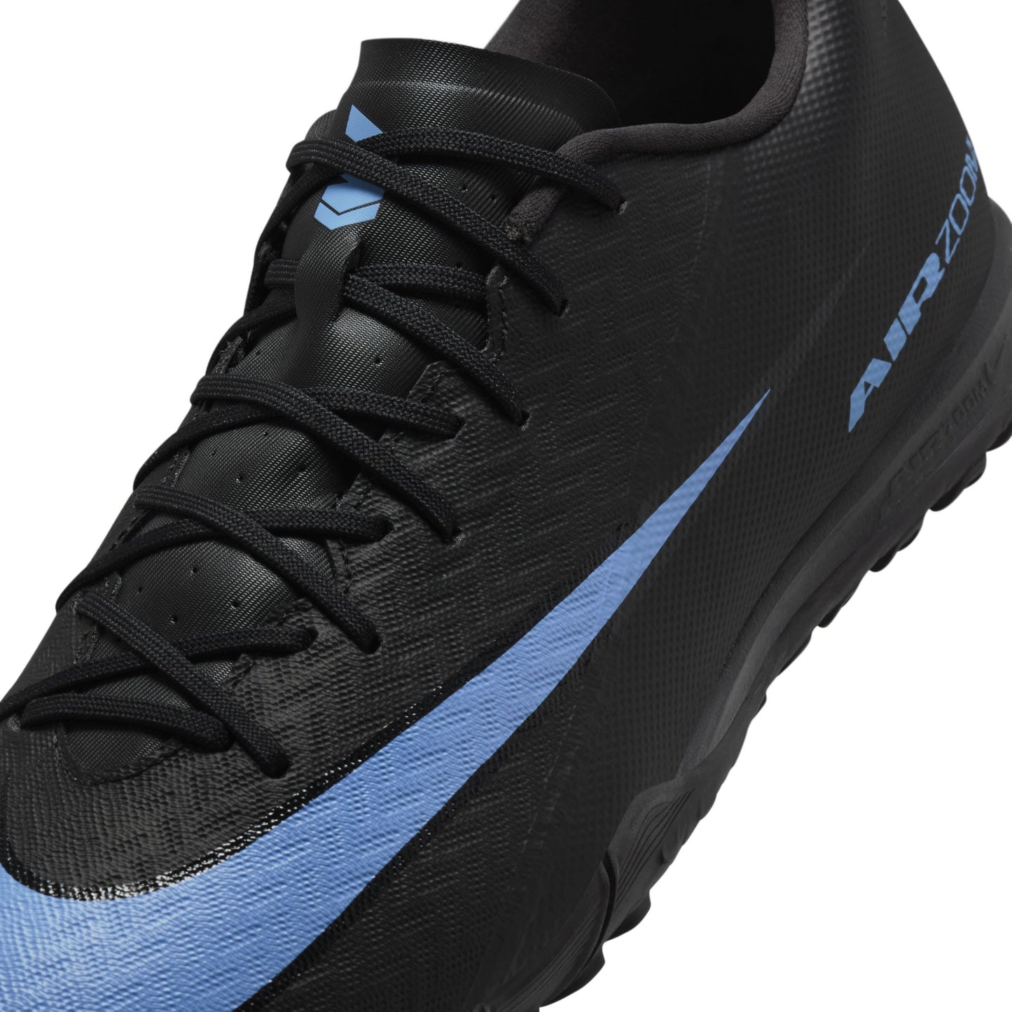 Nike Mercurial Vapor 16 Academy TF Turf Soccer Cleat - Black/Ice Blue