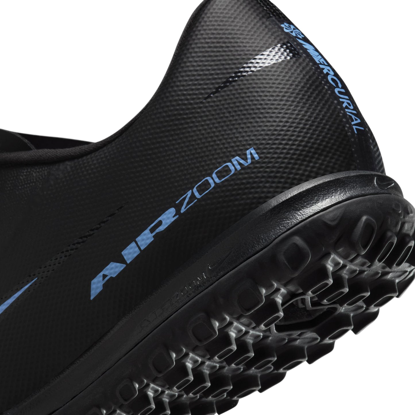 Nike Mercurial Vapor 16 Academy TF Turf Soccer Cleat - Black/Ice Blue