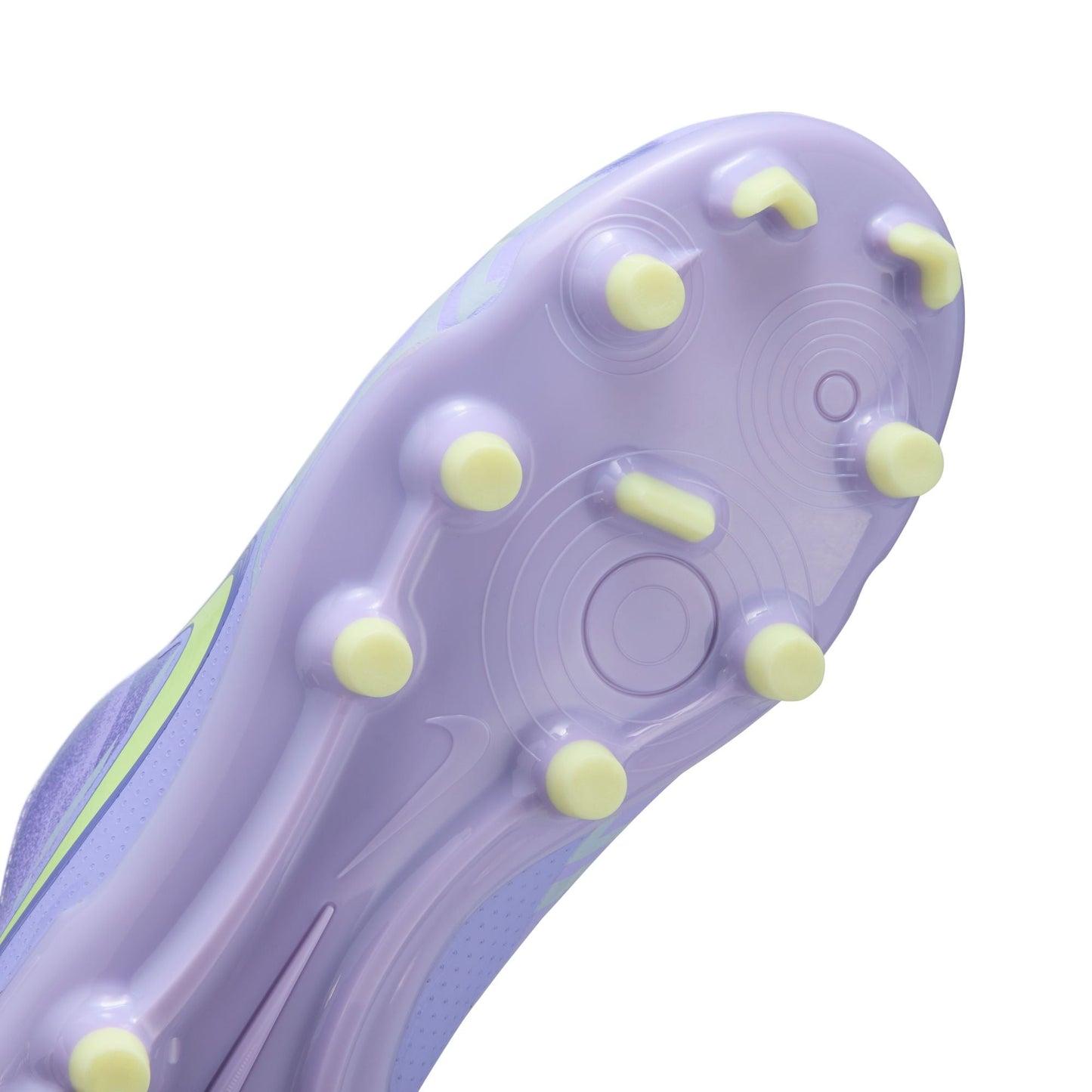Nike United Junior Tiempo Legend 10 Academy FG Firm Ground Soccer Cleat - Purple Agate/Barely Volt