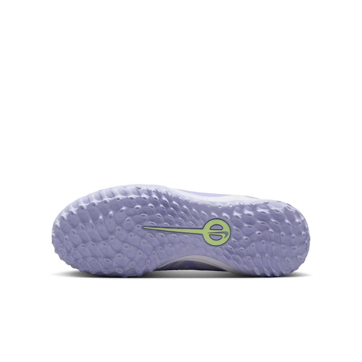 Nike United Junior Tiempo Legend 10 Academy TF Turf Soccer Cleat - Purple Agate/Barely Volt