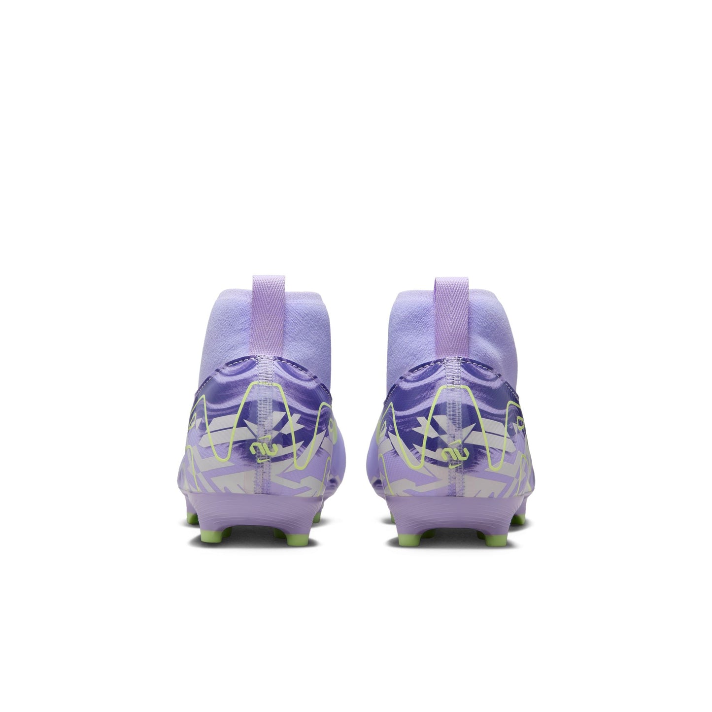 Nike United Junior Mercurial Superfly 10 FG Firm Ground Soccer Cleat - Purple Agate/Barely Volt