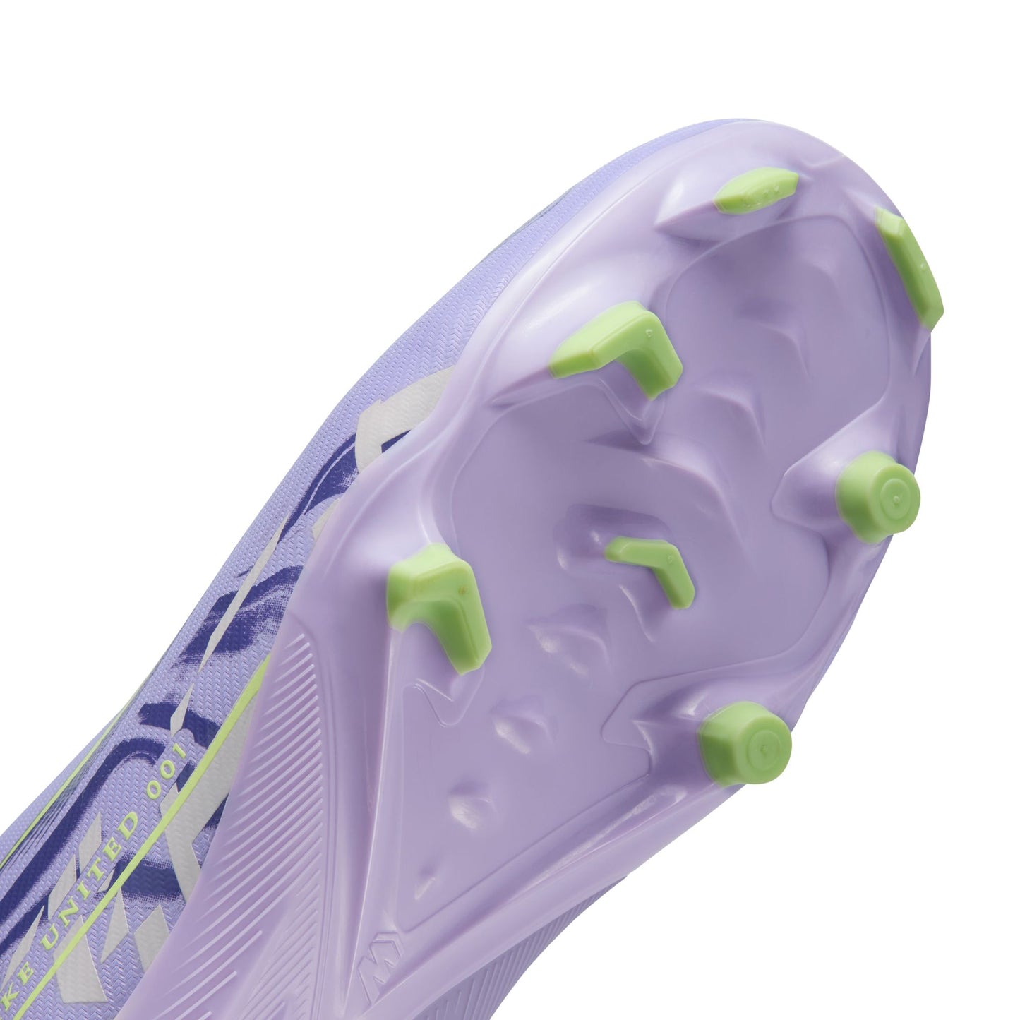 Nike United Junior Mercurial Superfly 10 FG Firm Ground Soccer Cleat - Purple Agate/Barely Volt