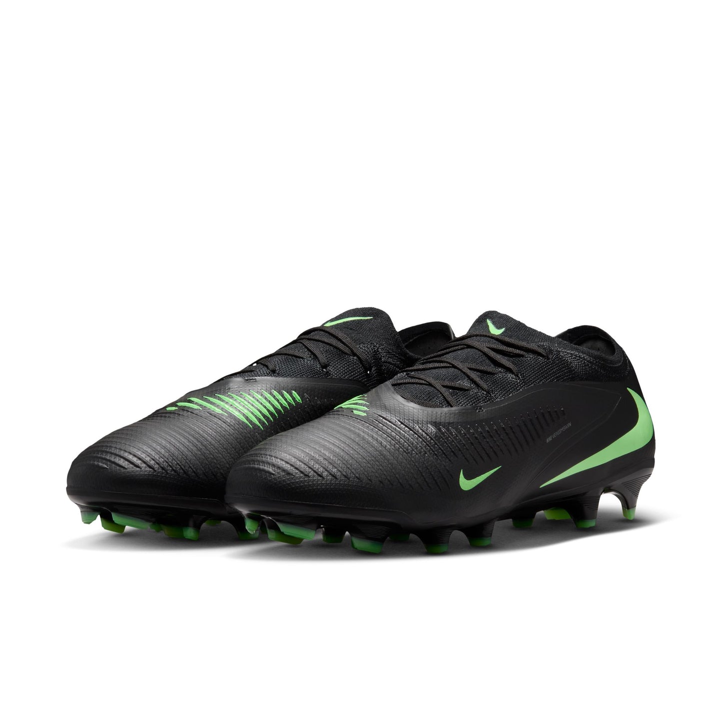 Nike Phantom 6 Low Pro FG Firm Ground Soccer Cleats -Black/Illusion Green/Black