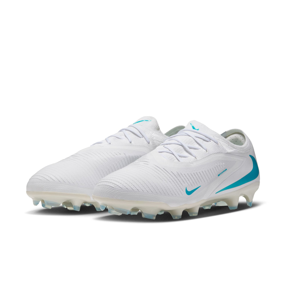 Nike Phantom 6 Low Pro FG Firm Ground Soccer Cleat - White/White/Dusty Cactus