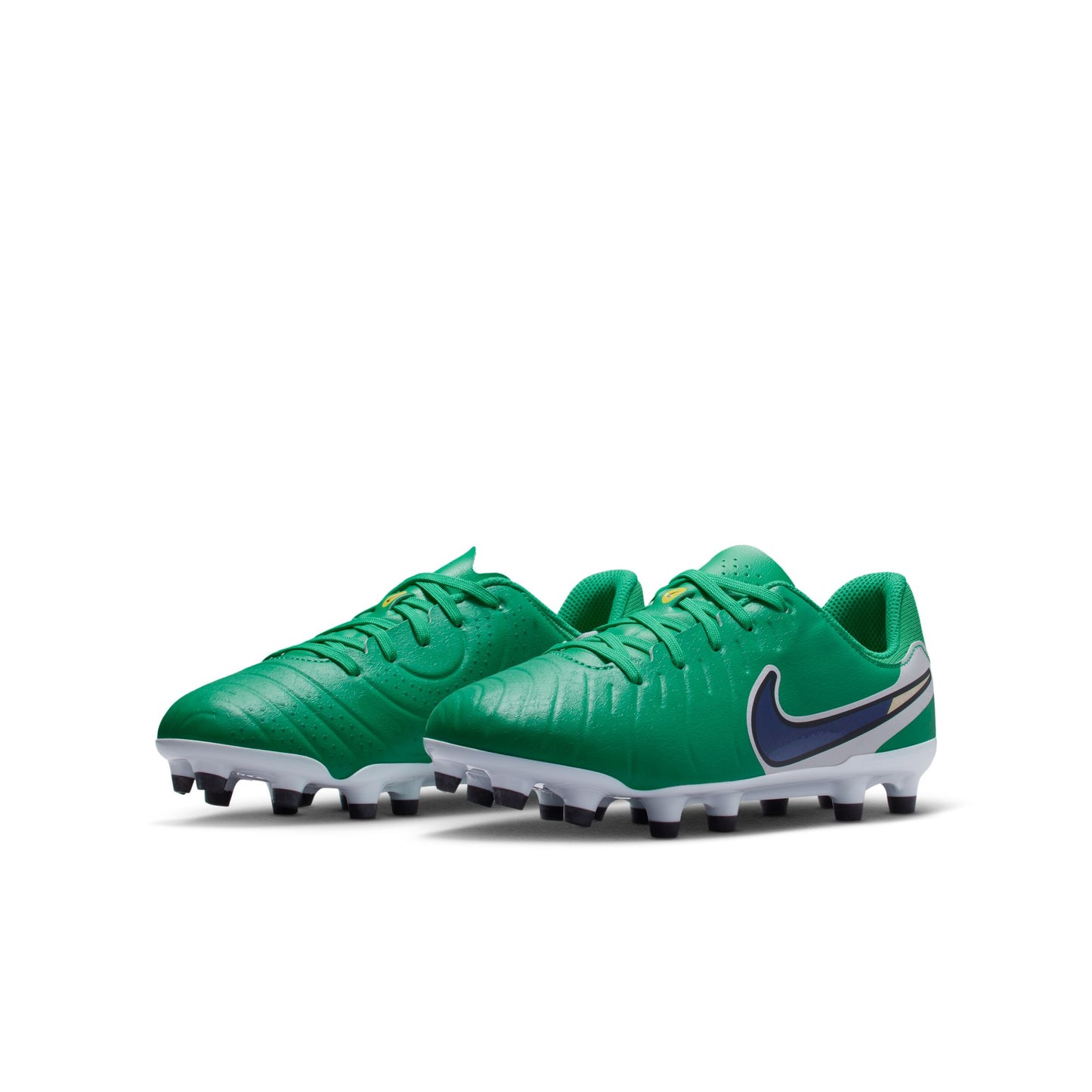 Nike Junior Tiempo Legend 10 LV8 Academy FG Firm Ground Soccer Cleat - Stadium Green/Dark Obsidian