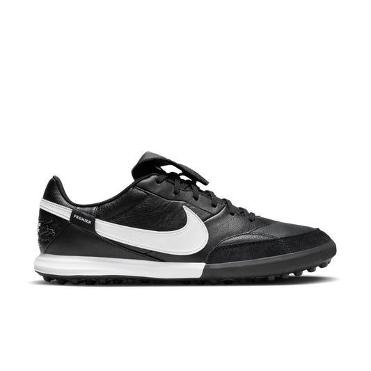 The Nike Premier 3 TF Turf Soccer Cleat - Black/White