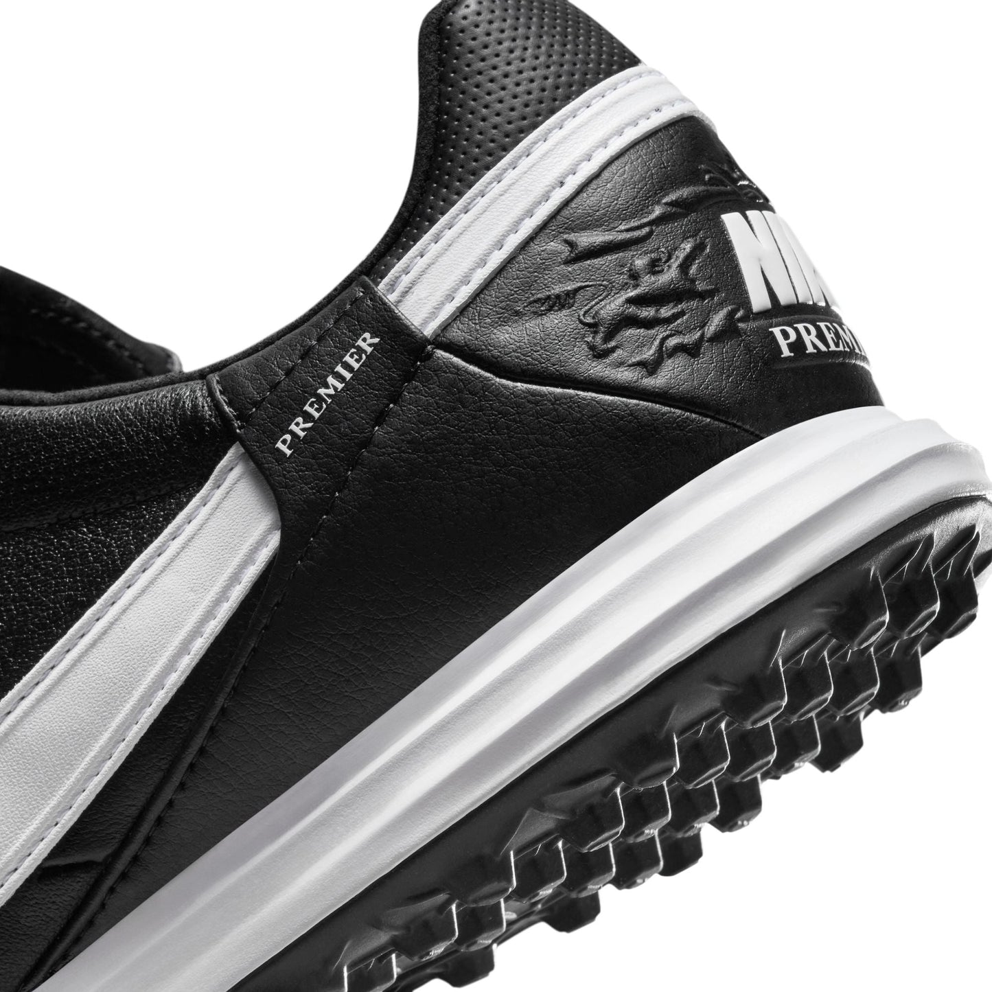 The Nike Premier 3 TF Turf Soccer Cleat - Black/White