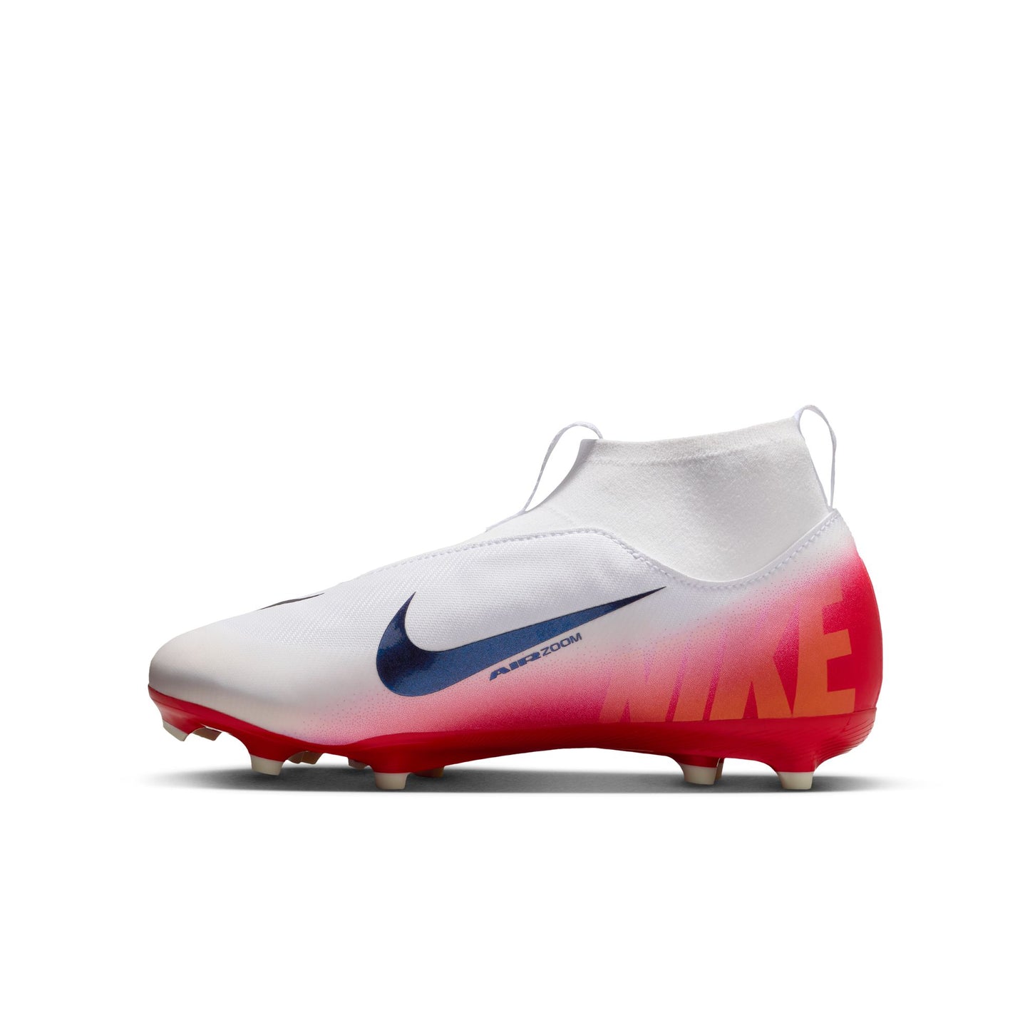 Nike Junior Mercurial Superfly 10 Academy LV8 FG/MG Firm Ground Soccer Cleat - University Red/Dark Obsidian
