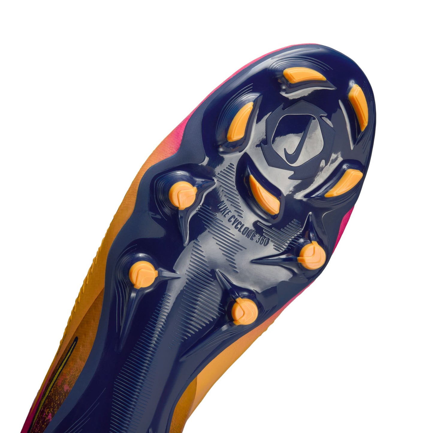 Nike Phantom 6 Low Academy FG "Erling Haaland" Firm Ground Soccer Cleats- Laser Orange/Lemon Venom/Blue Void
