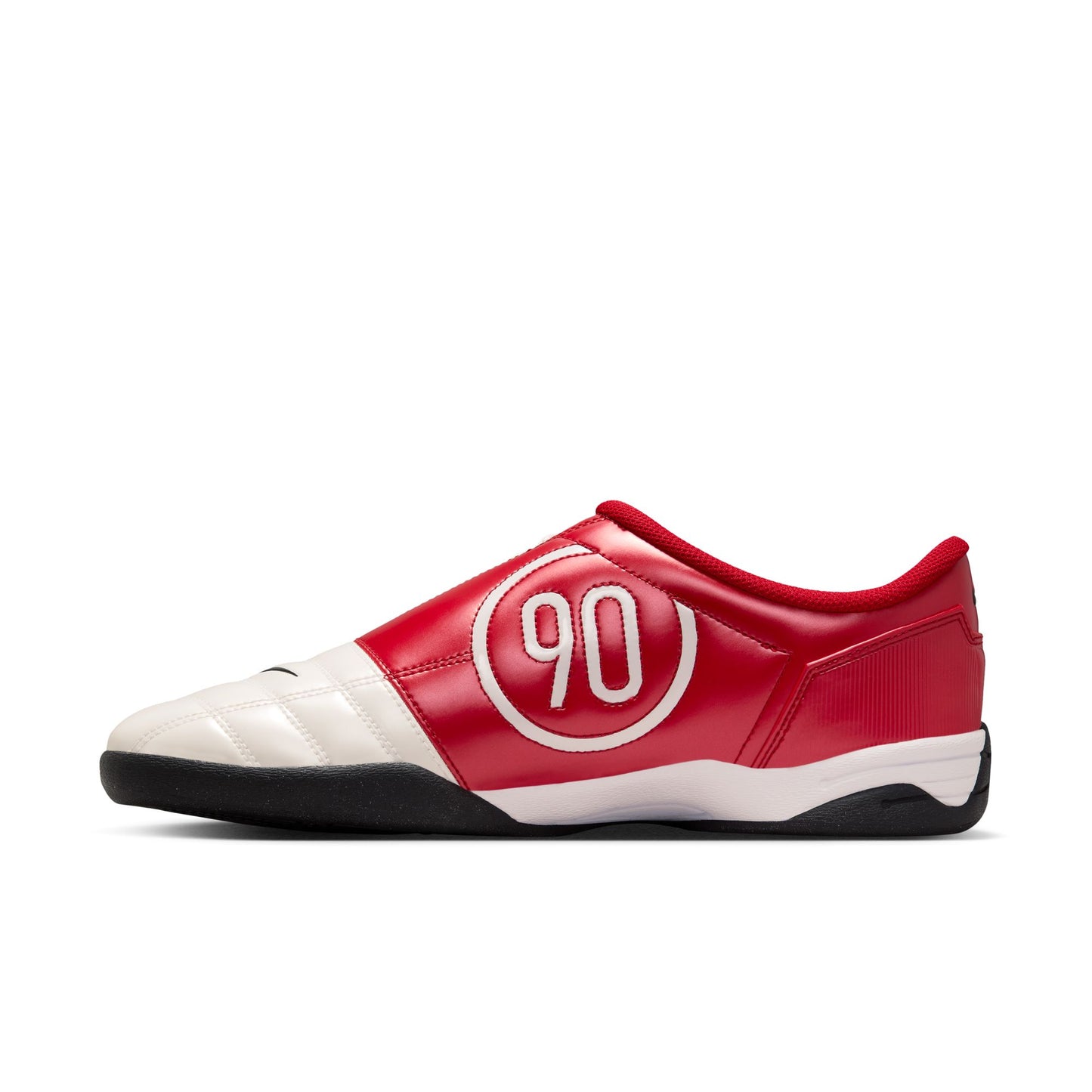 Nike T90 SP Indoor Soccer Shoe - White/Black-Gym Red