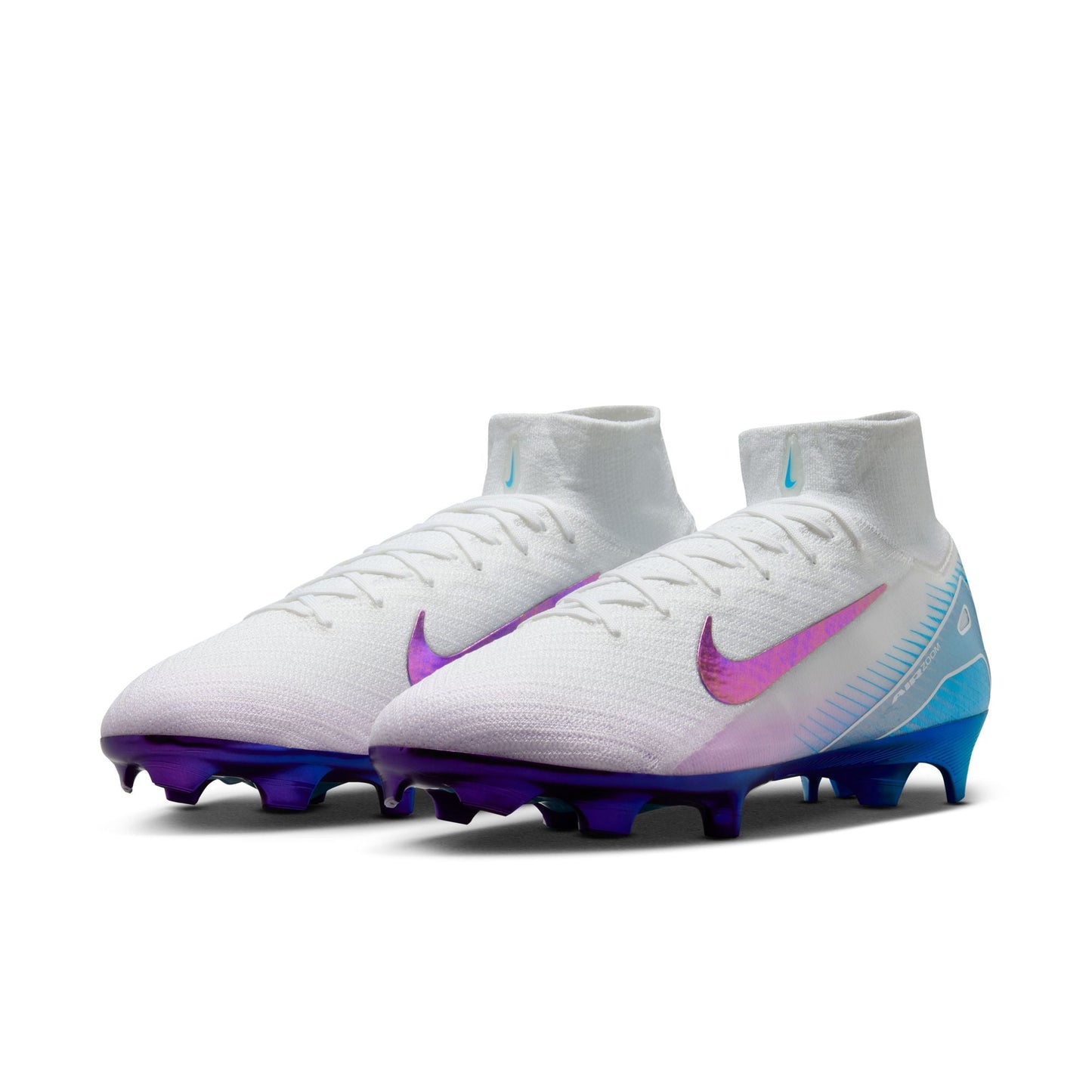 Nike Mercurial Superfly 10 Elite LV8 FG Firm Ground Soccer Cleat - White/Multi-Color