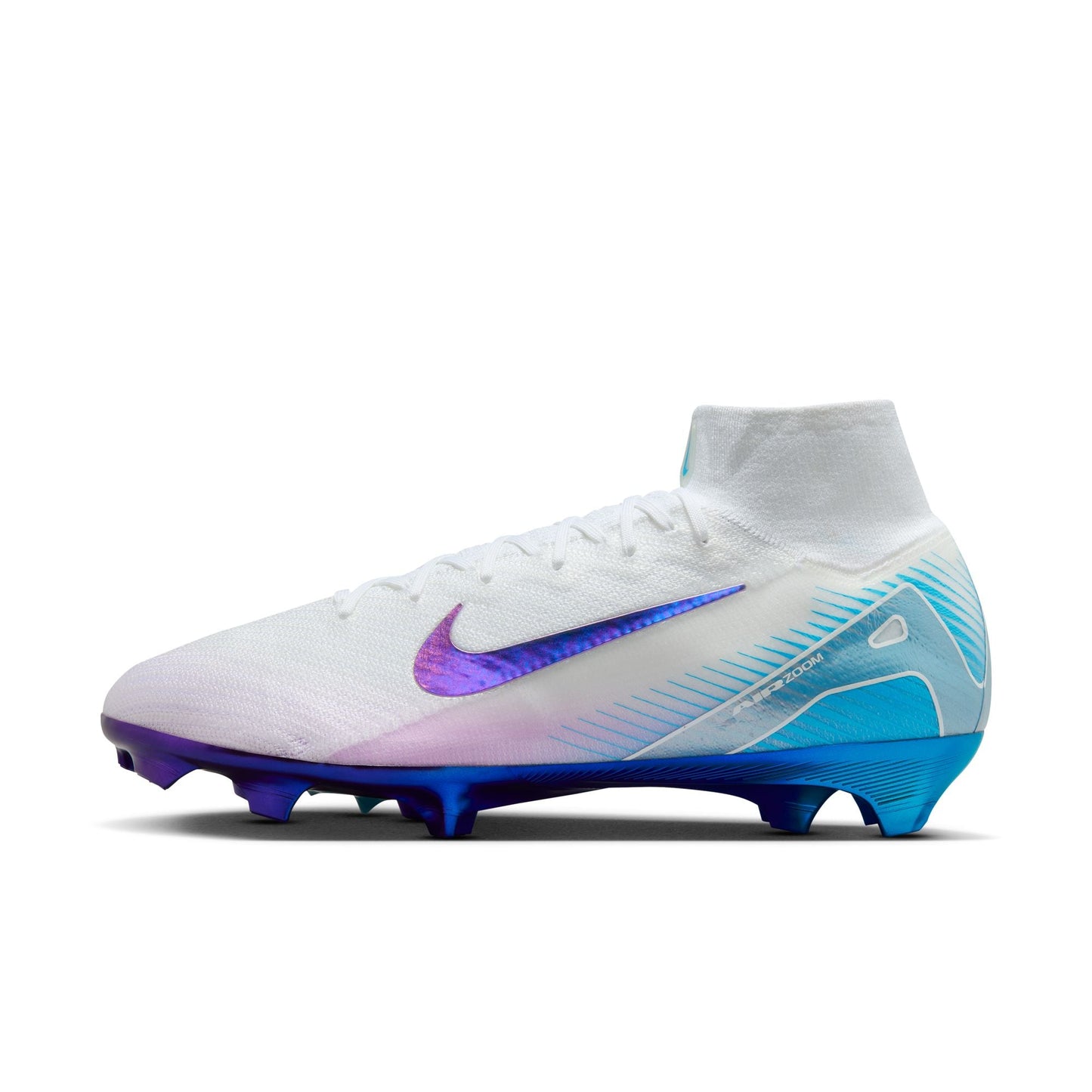 Nike Mercurial Superfly 10 Elite LV8 FG Firm Ground Soccer Cleat - White/Multi-Color