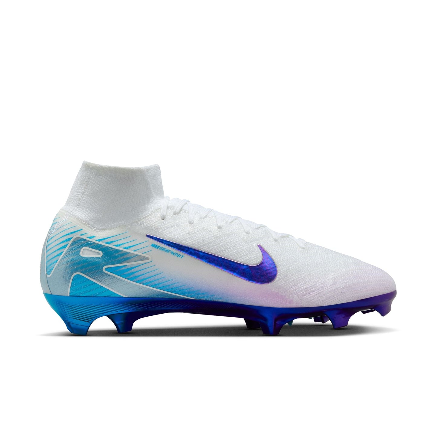 Nike Mercurial Superfly 10 Elite LV8 FG Firm Ground Soccer Cleat - White/Multi-Color