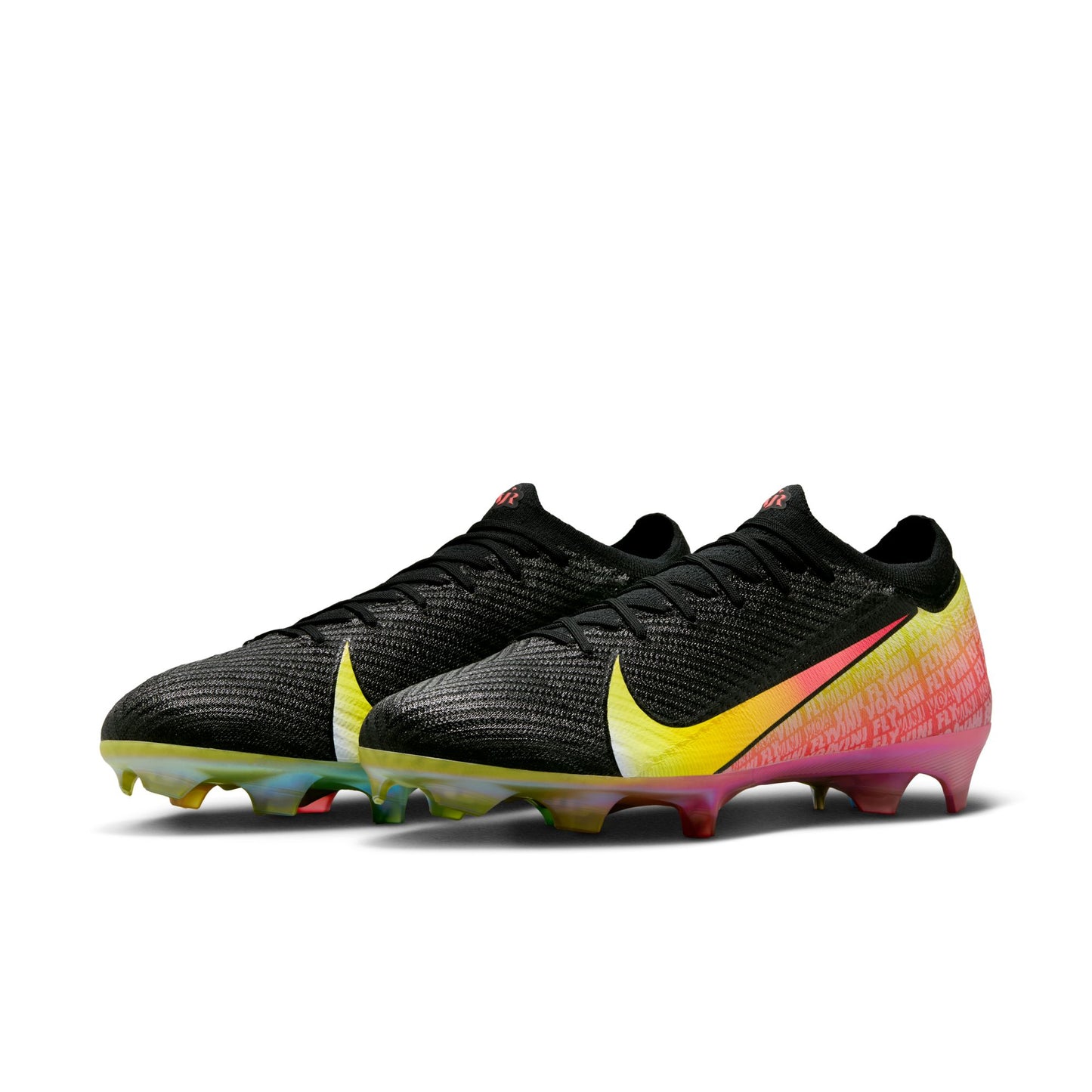 Nike Mercurial Vapor 16 Elite Vini JR FG Firm Ground Soccer Cleat - Black/Dynamic/Yellow-Green/Spark-Soar