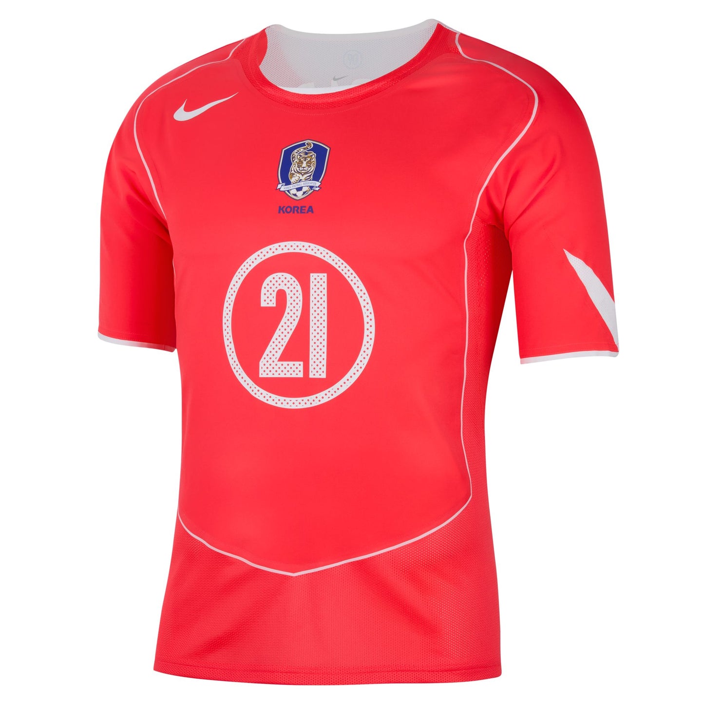 Men's Nike Total 90 South Korea 2004 Reissue Park Ji Sung 21 Jersey
