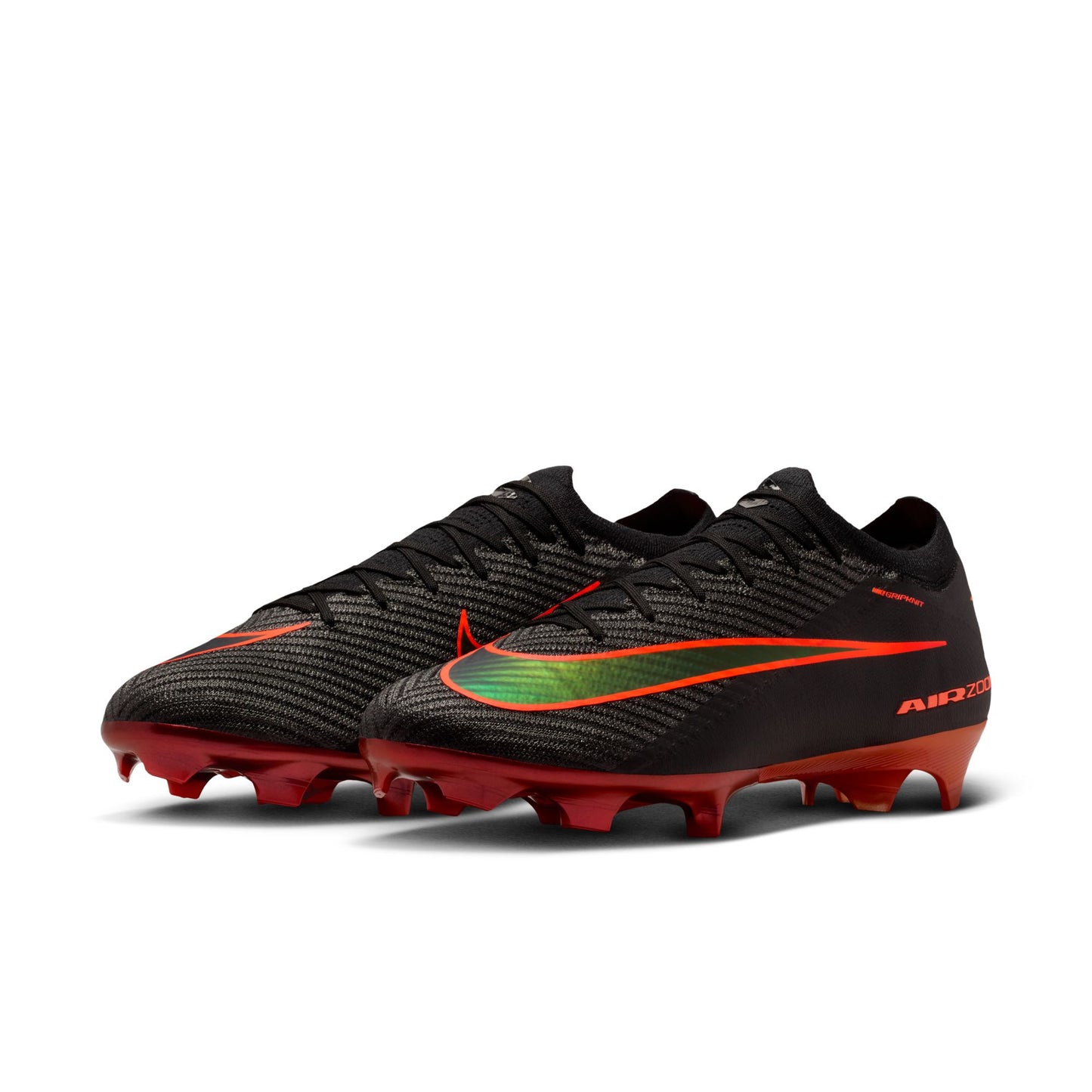 Nike Air Zoom Mercurial Vapor 16 Elite LV8 FG Firm Ground Soccer Cleat - Black/Hyper Crimson